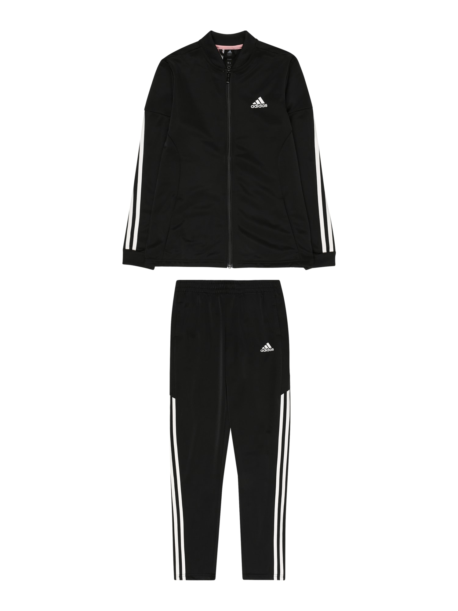 ADIDAS SPORTSWEAR Športna trenirka  črna / bela