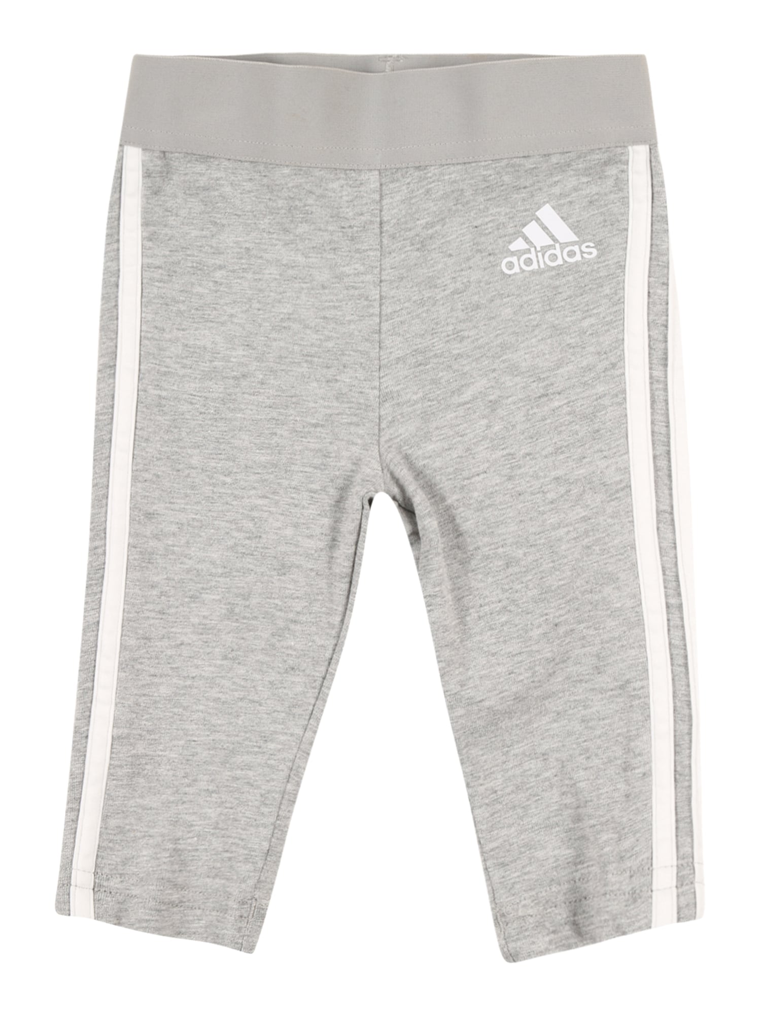 ADIDAS SPORTSWEAR Športne hlače  siva / bela