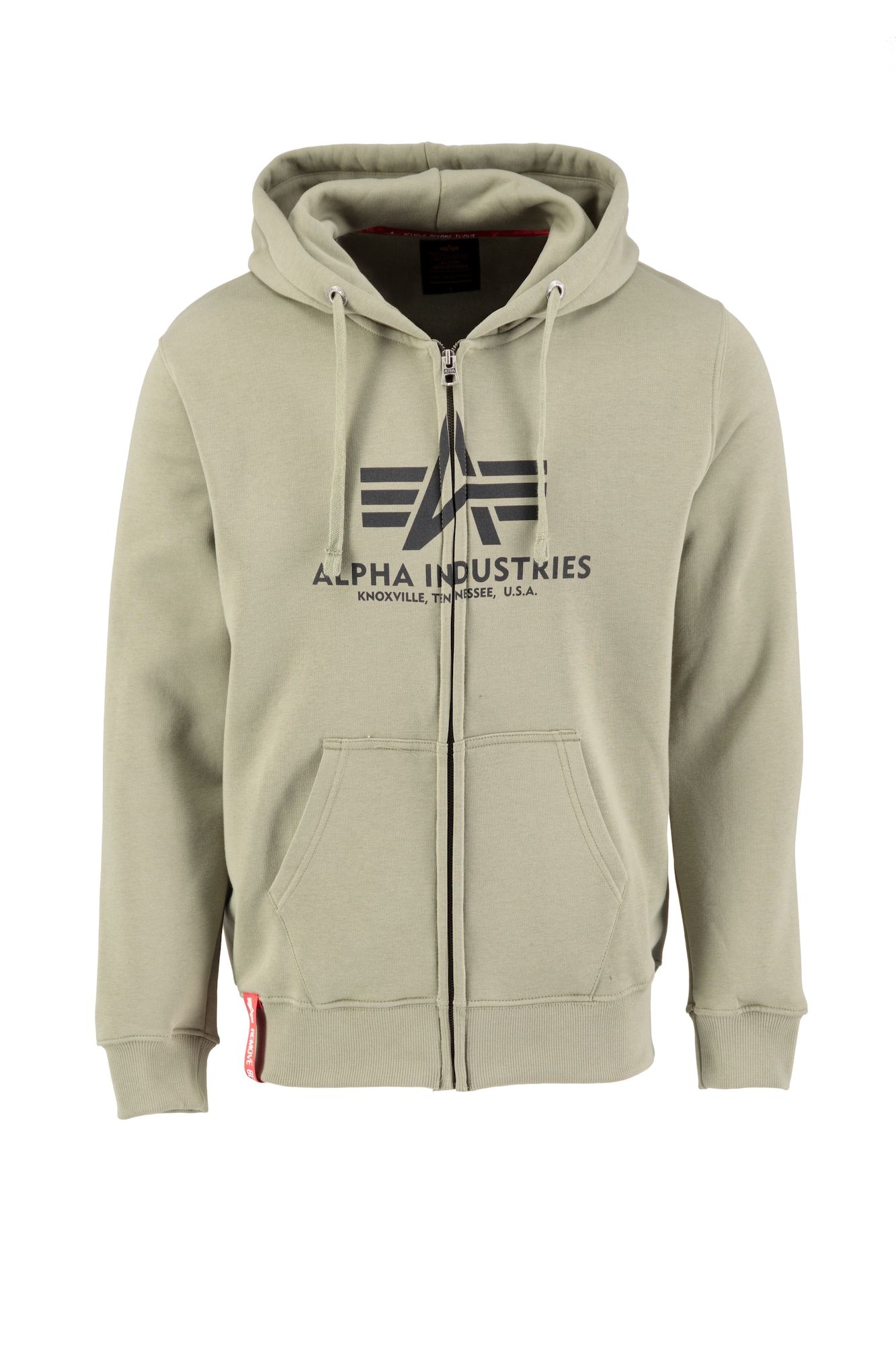 ALPHA INDUSTRIES Jopa na zadrgo  oliva