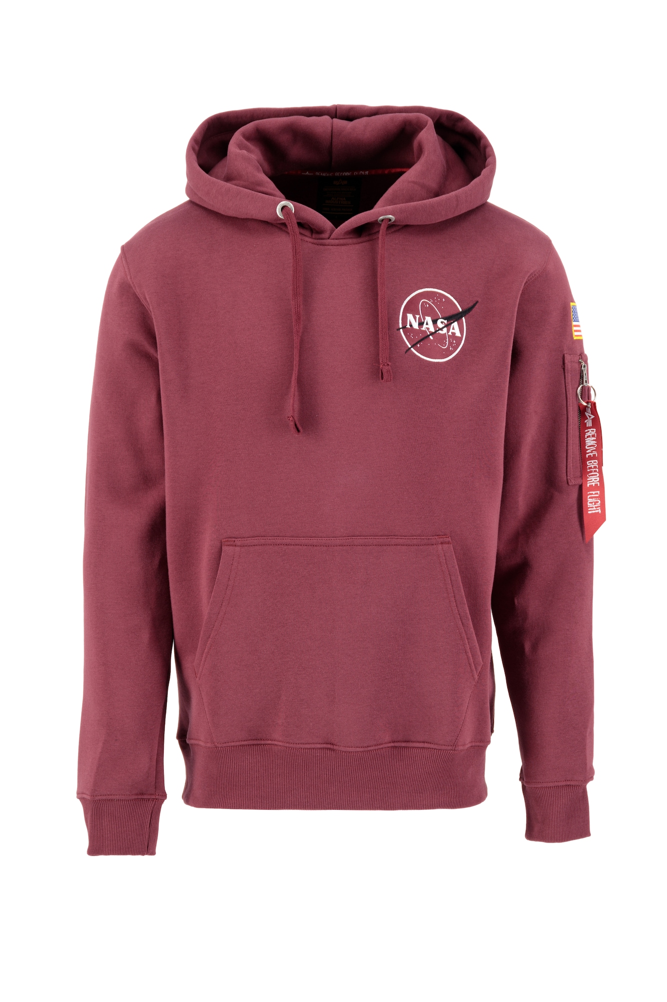 ALPHA INDUSTRIES Majica  mešane barve / burgund