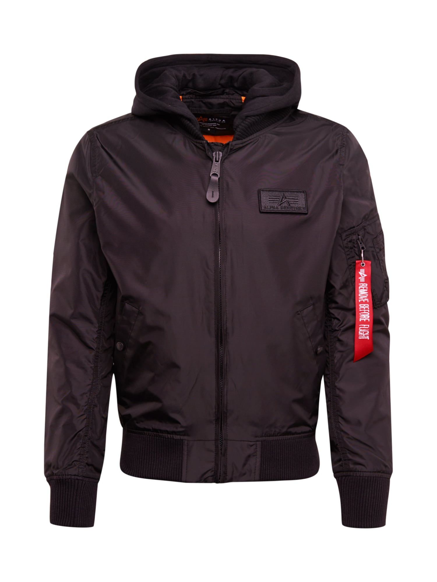 ALPHA INDUSTRIES Prehodna jakna  črna