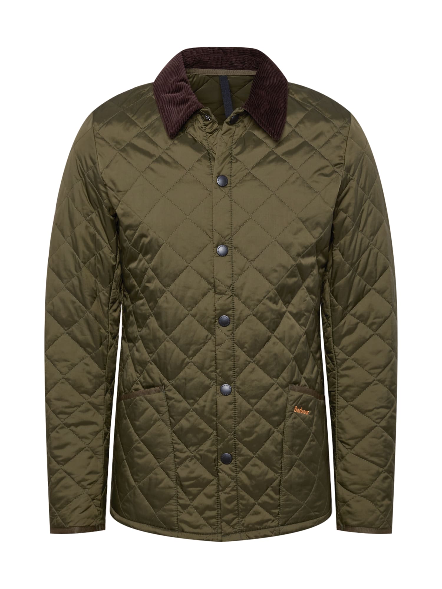 Barbour Prehodna jakna  temno rjava / oliva