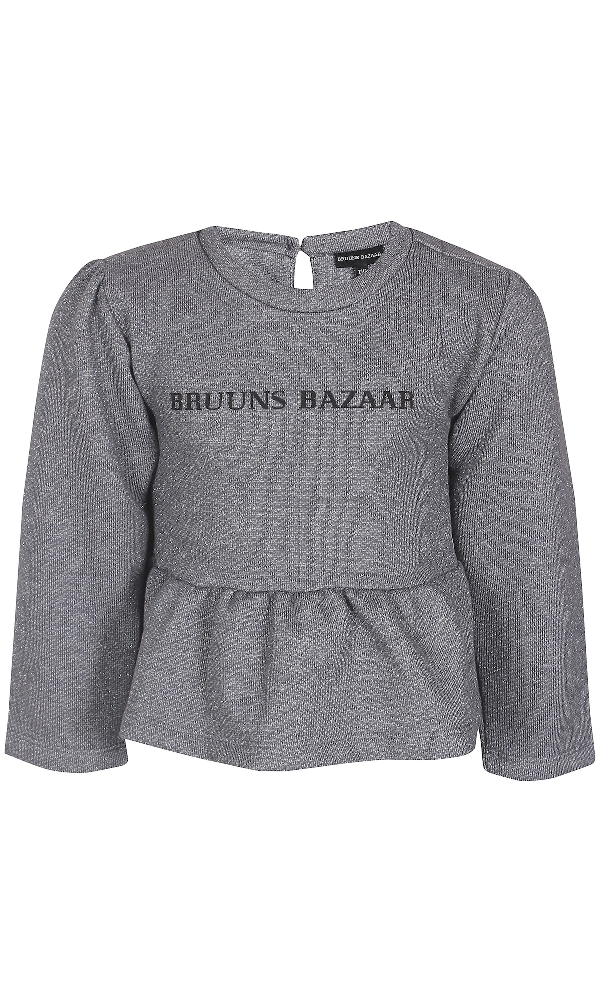 Bruuns Bazaar Kids Majica 'Astha'  siva / črna