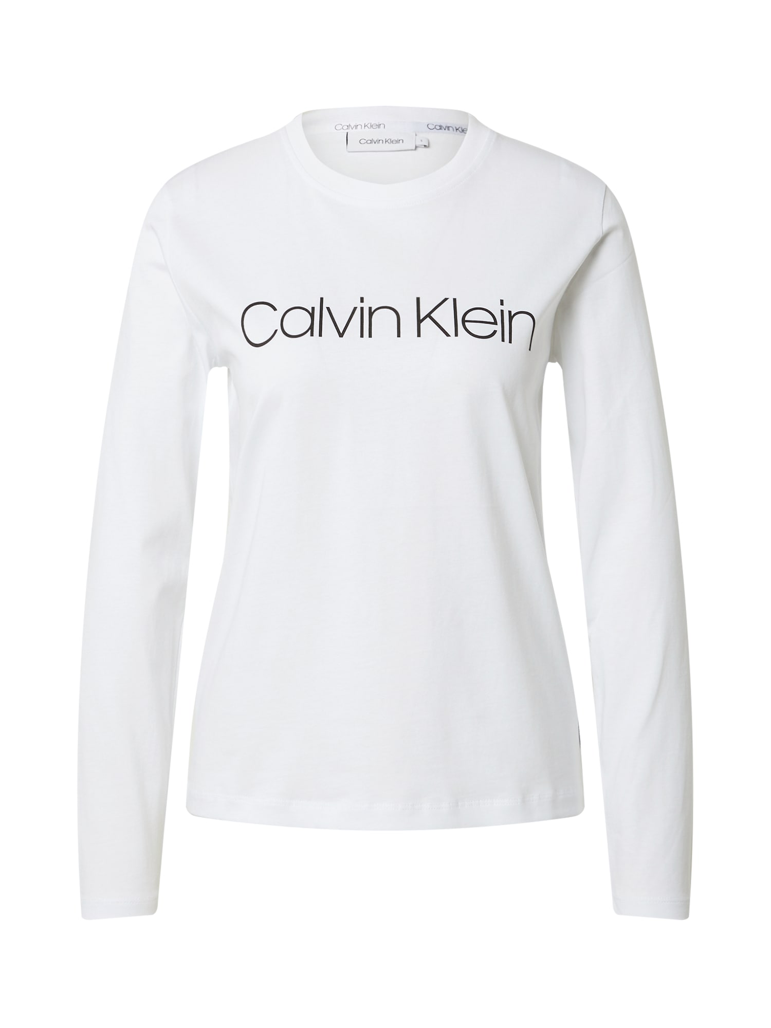 Calvin Klein Majica  črna / bela