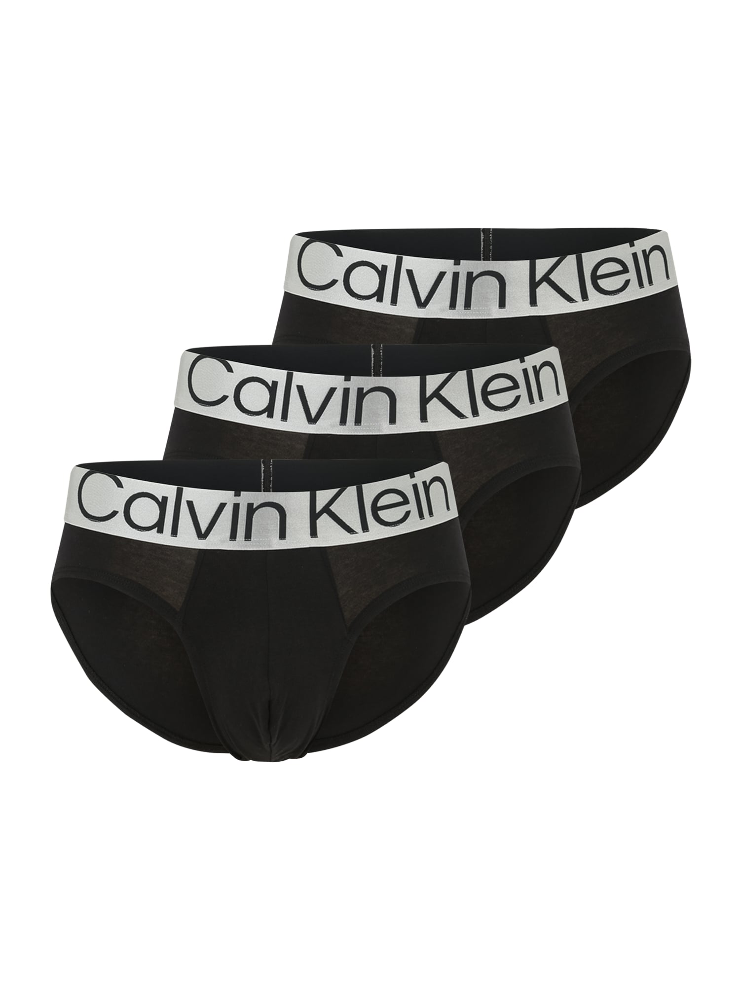 Calvin Klein Underwear Spodnje hlačke  črna / srebrna