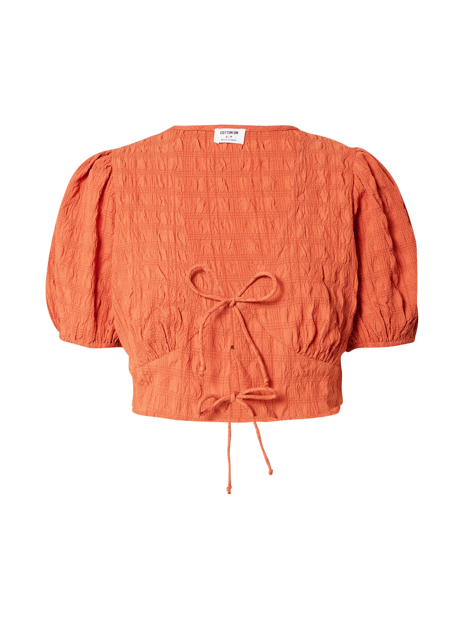 Cotton On Bluza 'SUNSHINE'  oranžno rdeča