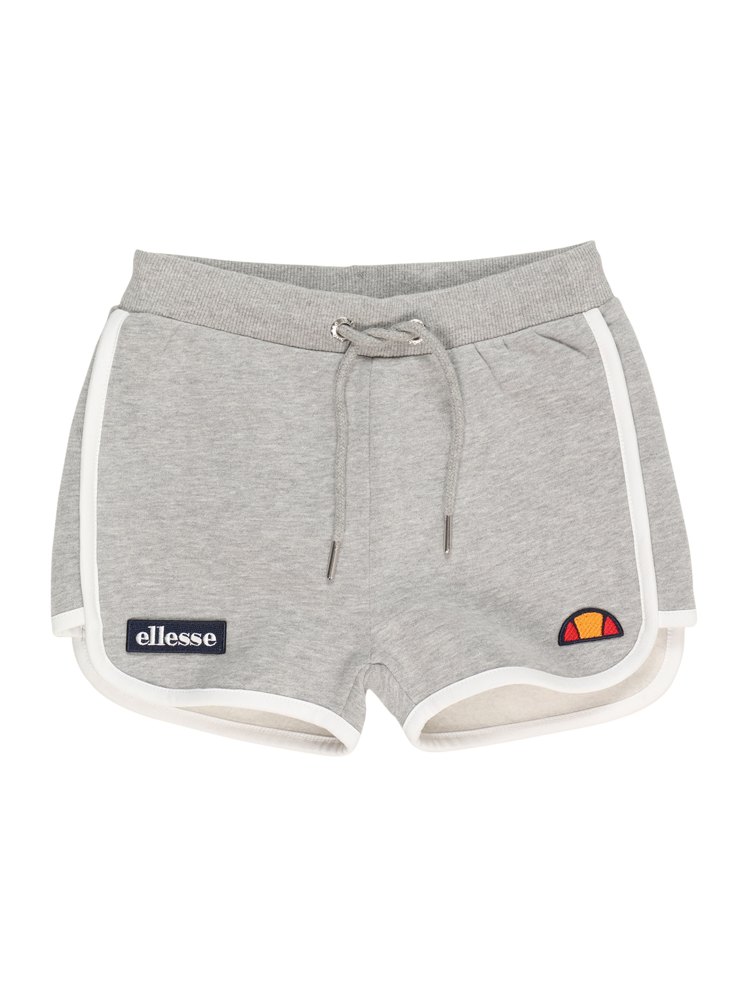 ELLESSE Hlače 'Victena'  pegasto siva / bela