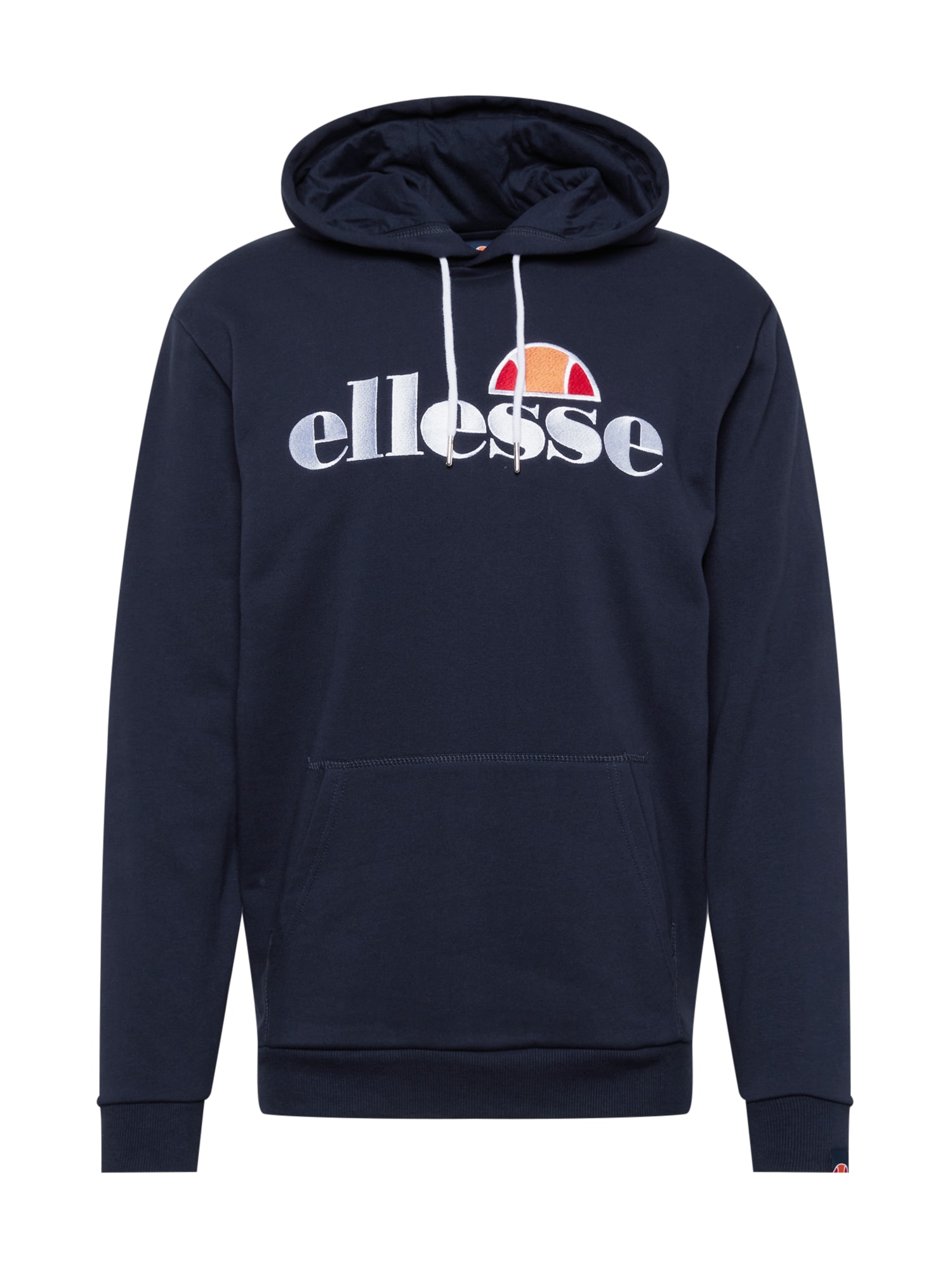 ELLESSE Majica 'Ferrer'  mornarska / oranžna / rdeča / bela