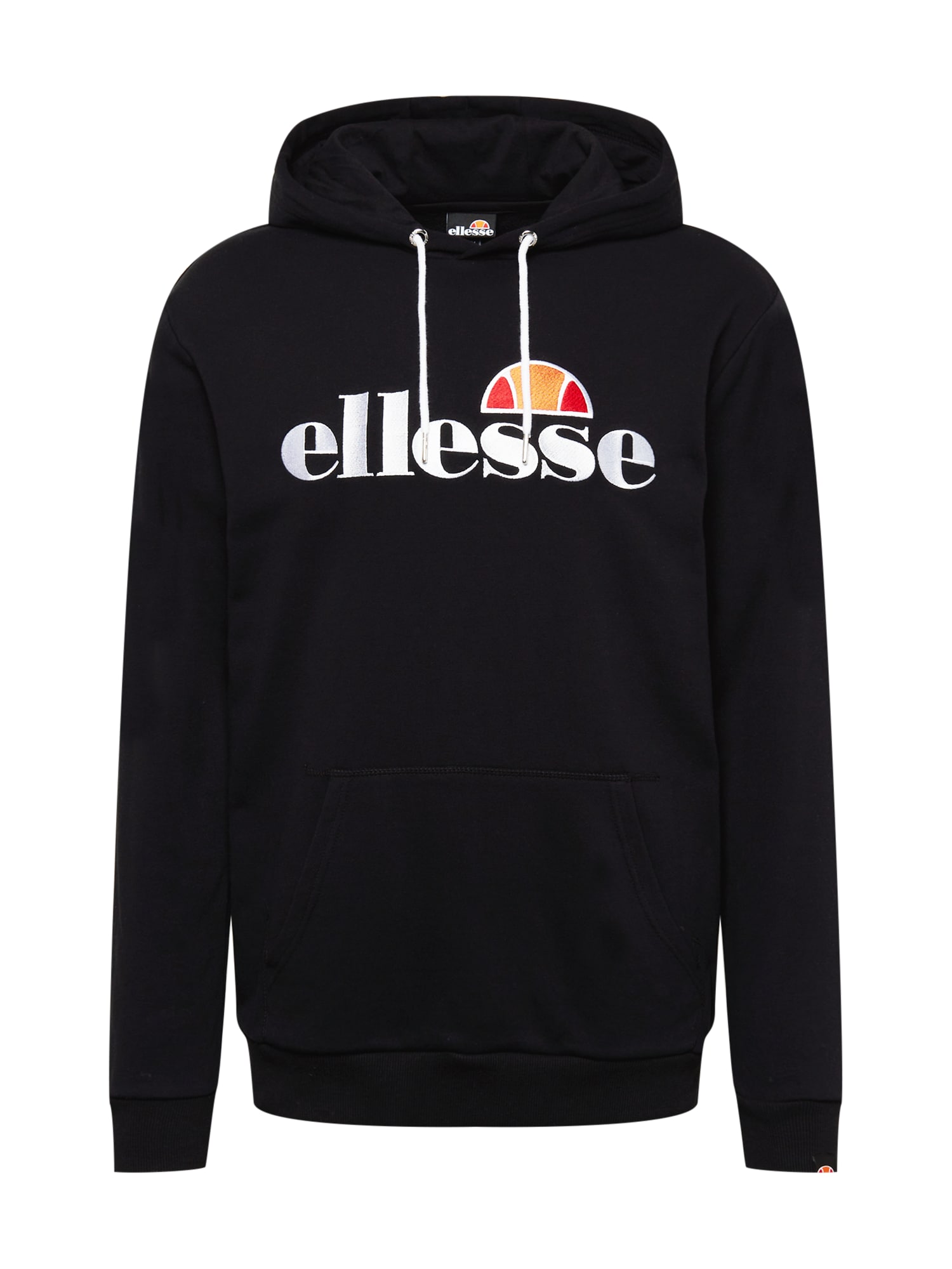 ELLESSE Majica 'Ferrer'  oranžna / grenada / črna / bela