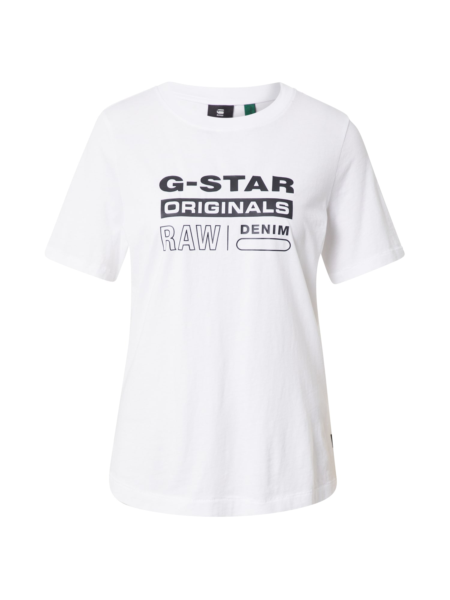 G-Star RAW Majica  črna / bela