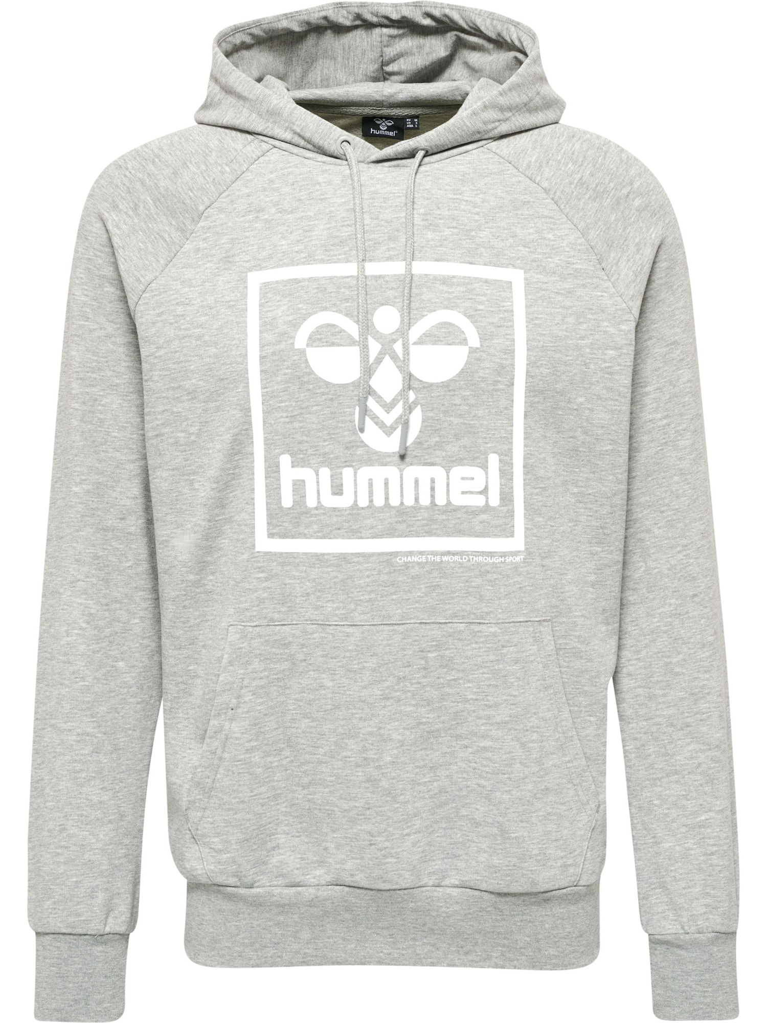 Hummel Majica  svetlo siva / bela