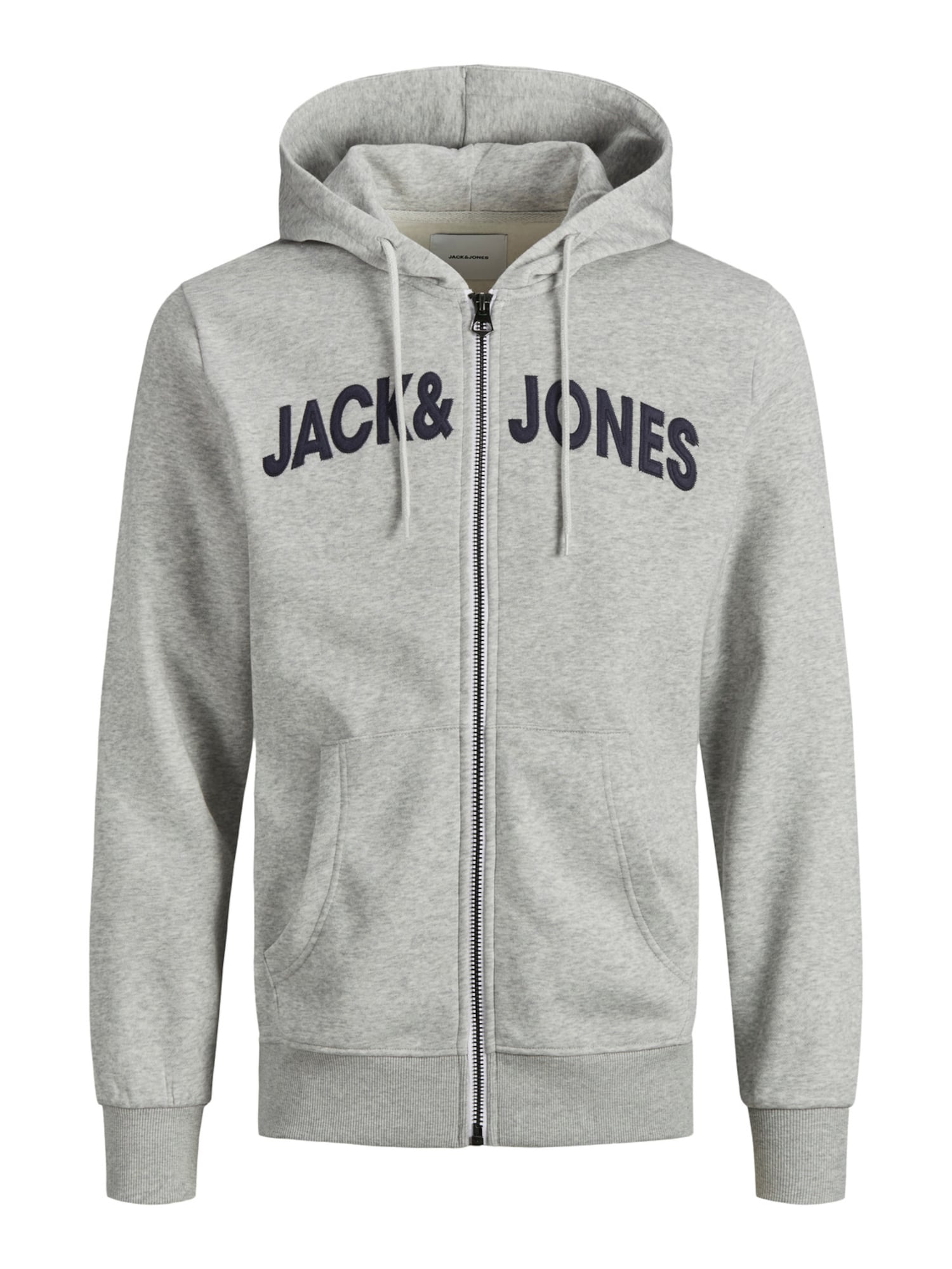 JACK & JONES Jopa na zadrgo 'Navy'  mornarska / bela