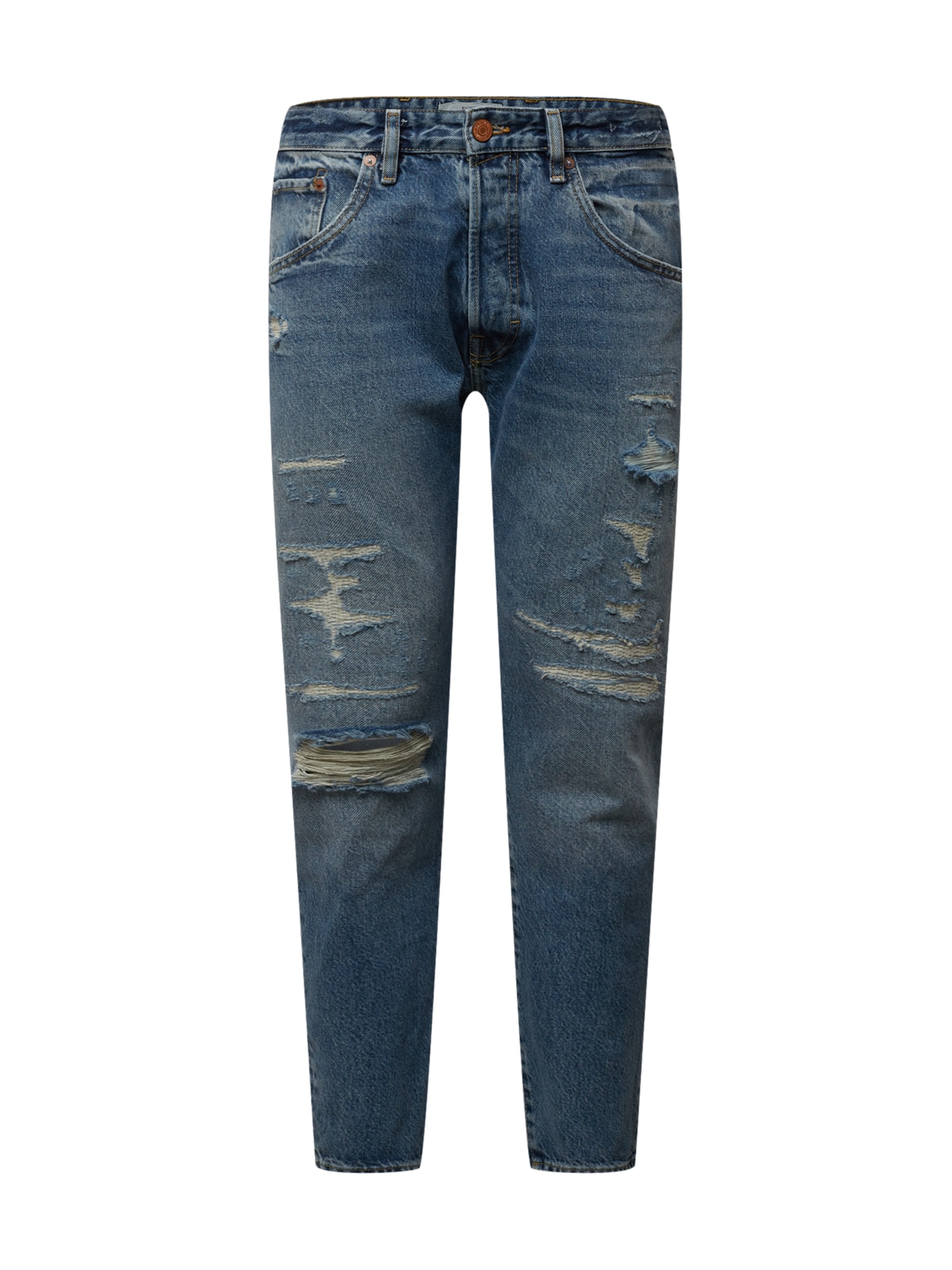 JACK & JONES Kavbojke 'Frank Leen'  moder denim