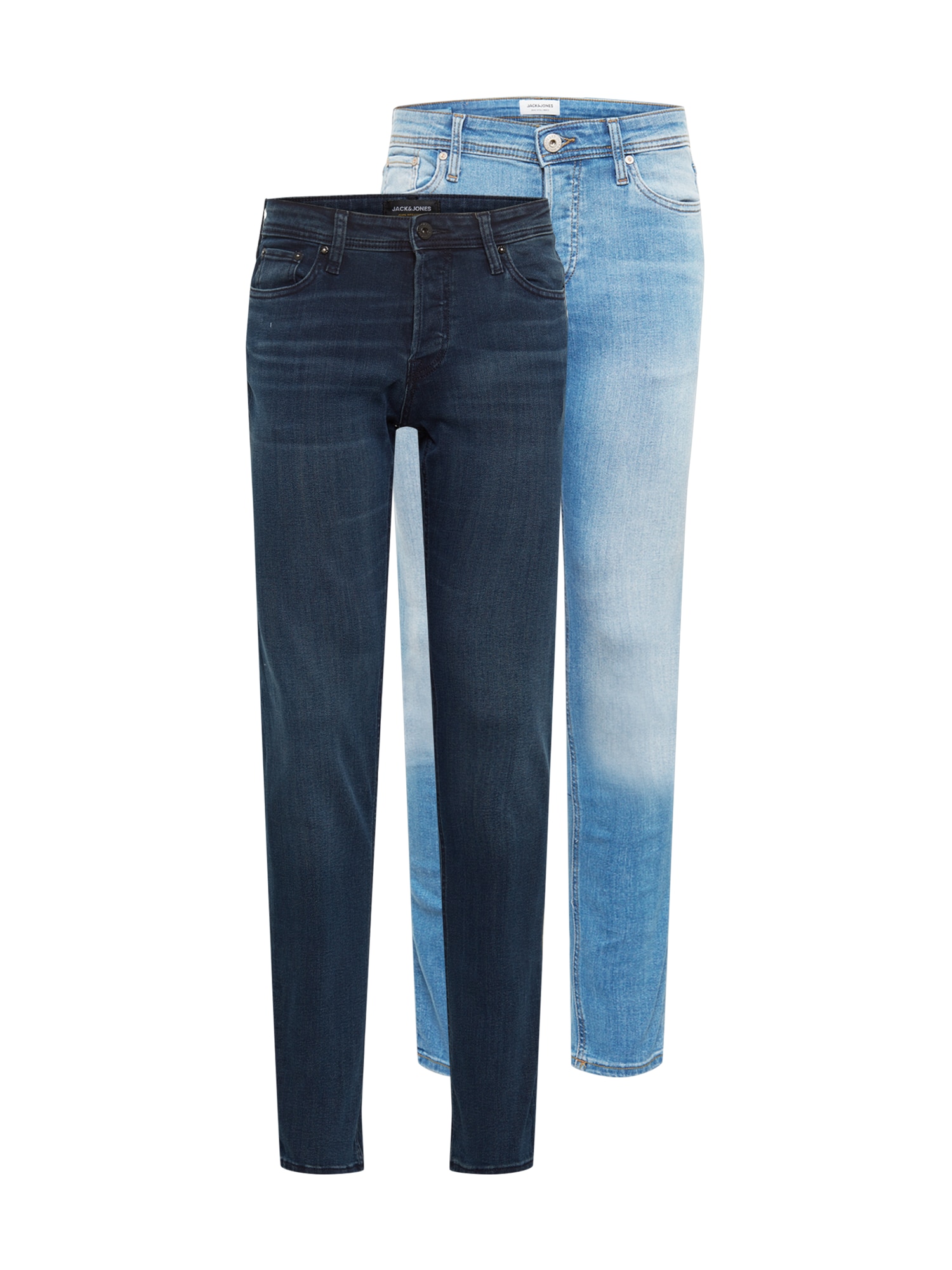 JACK & JONES Kavbojke 'Glenn'  moder denim / temno modra