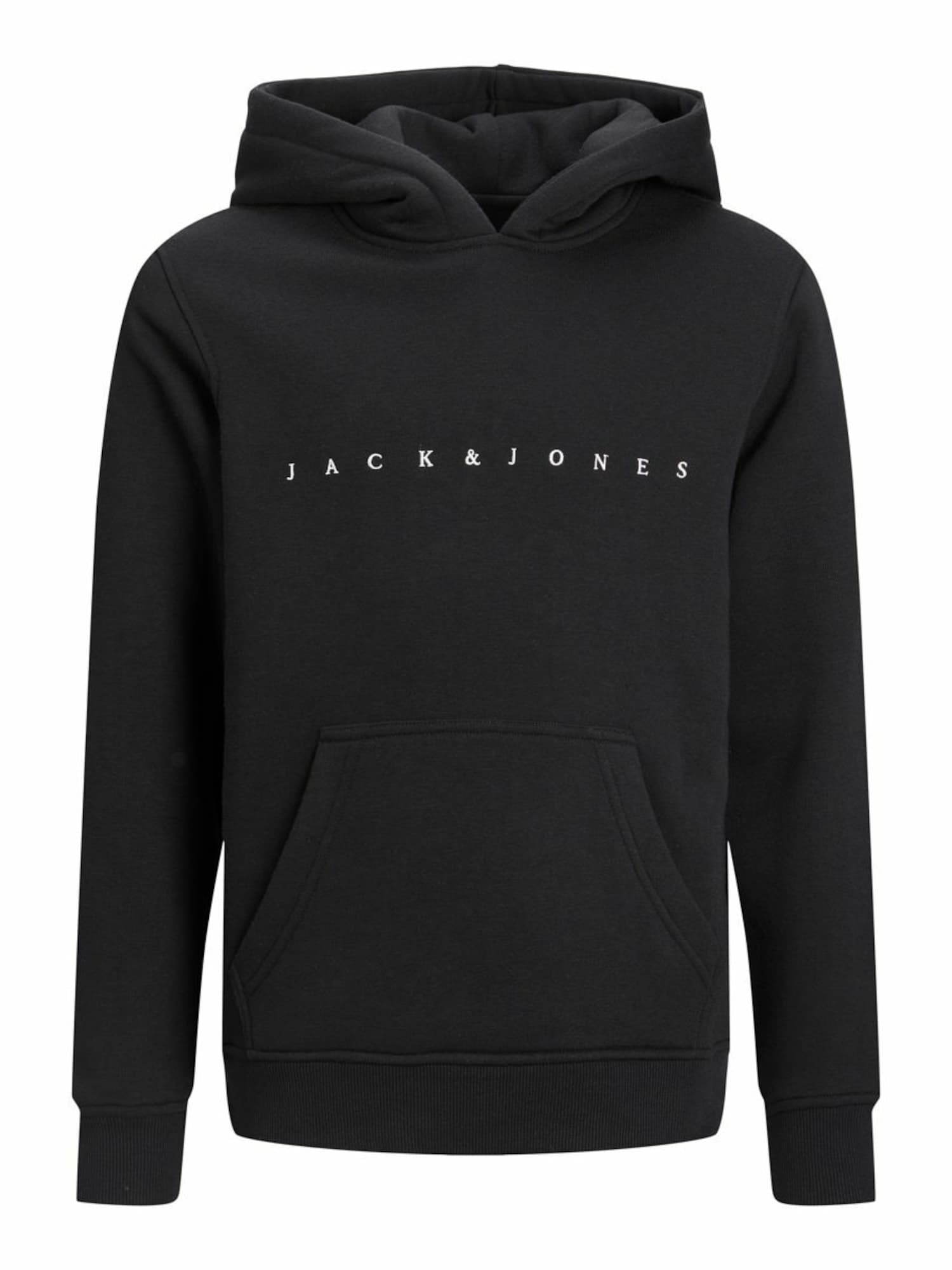 JACK & JONES Majica 'Copenhagen'  črna / bela