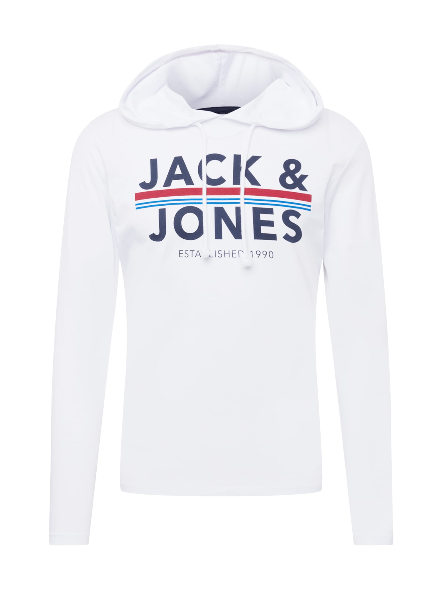 JACK & JONES Majica 'Ron'  modra / rdeča / bela