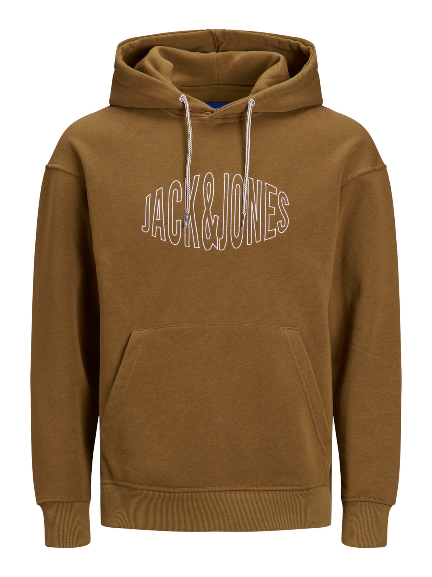 JACK & JONES Majica 'World'  chamois / bela