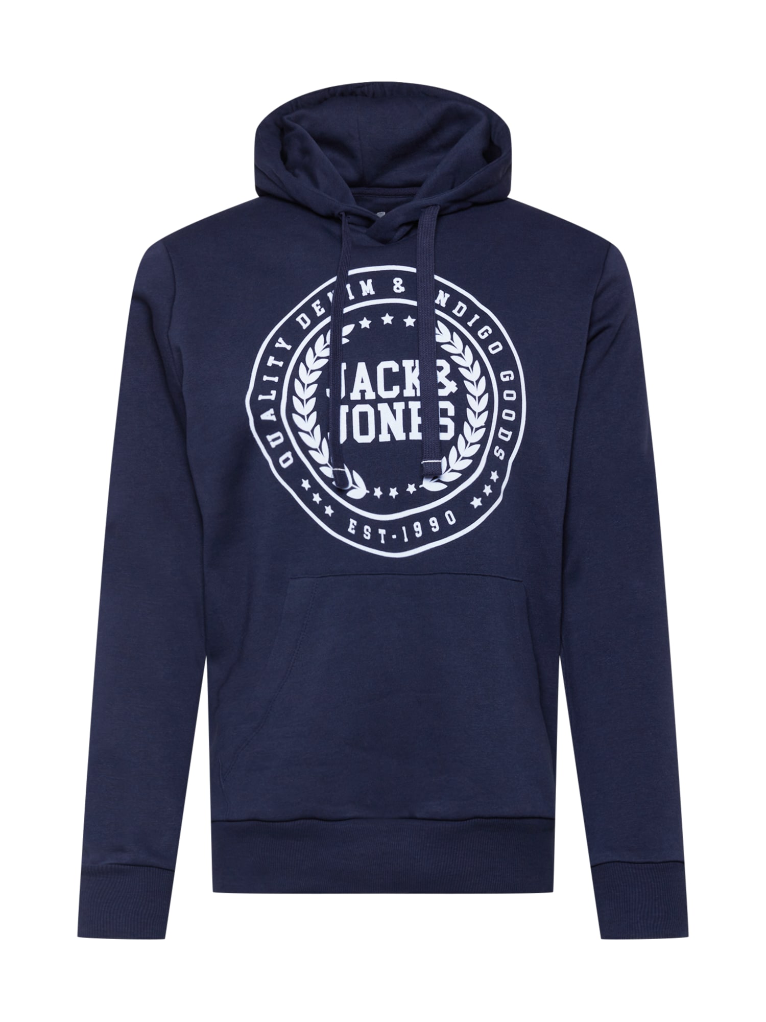 JACK & JONES Majica  mornarska / bela