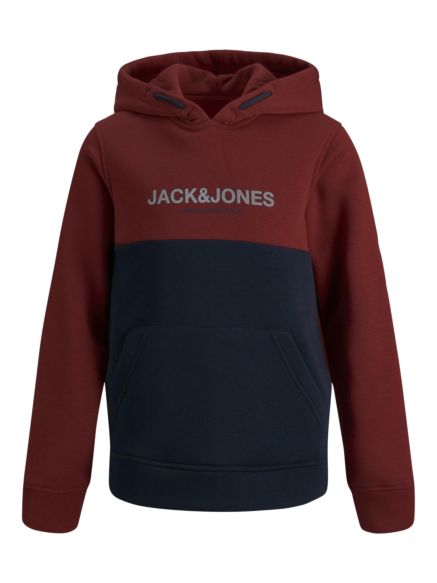 Jack & Jones Junior Majica 'Urban'  mornarska / temno rdeča / bela