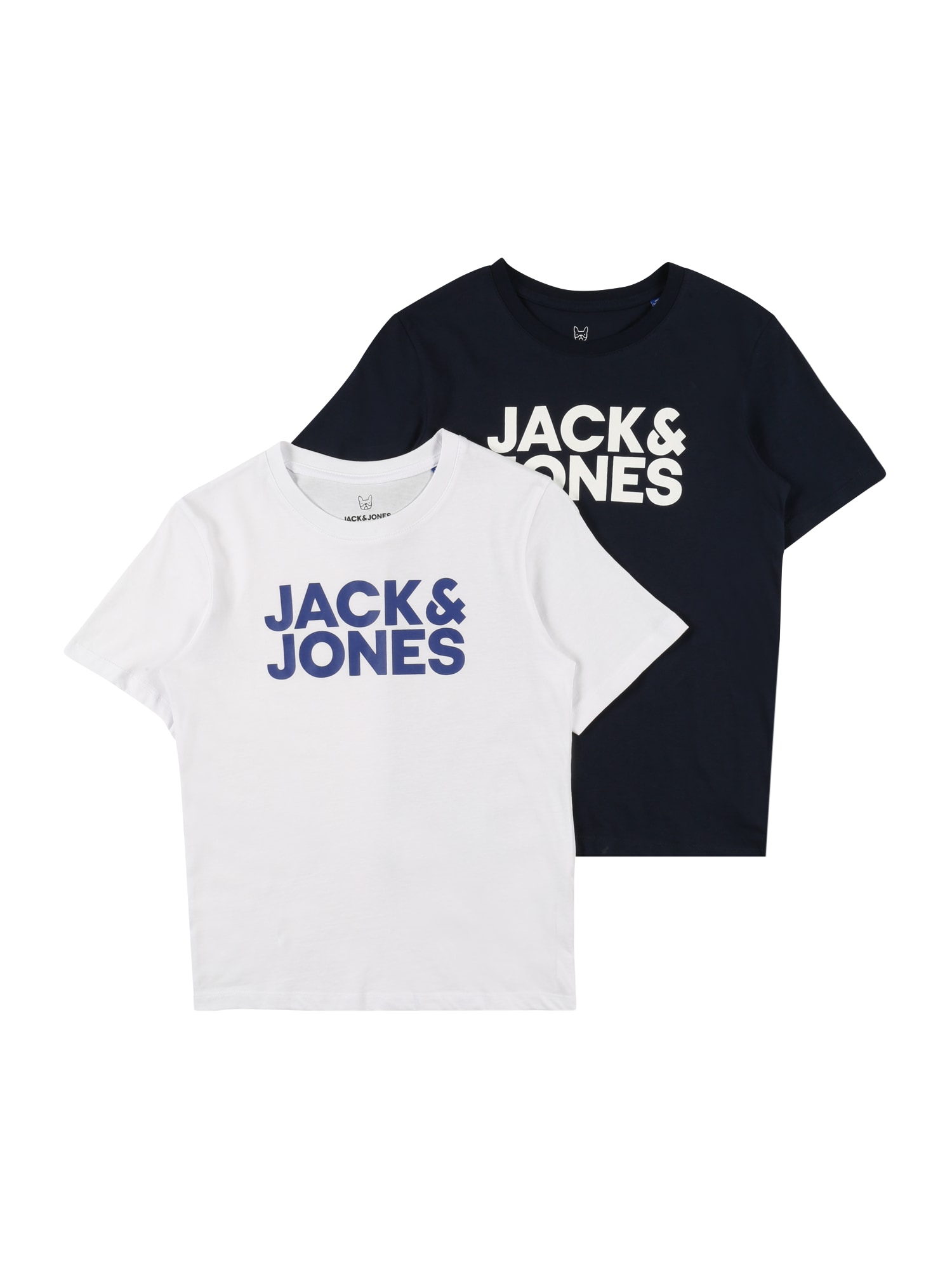 Jack & Jones Junior Majica  modra / nočno modra / bela