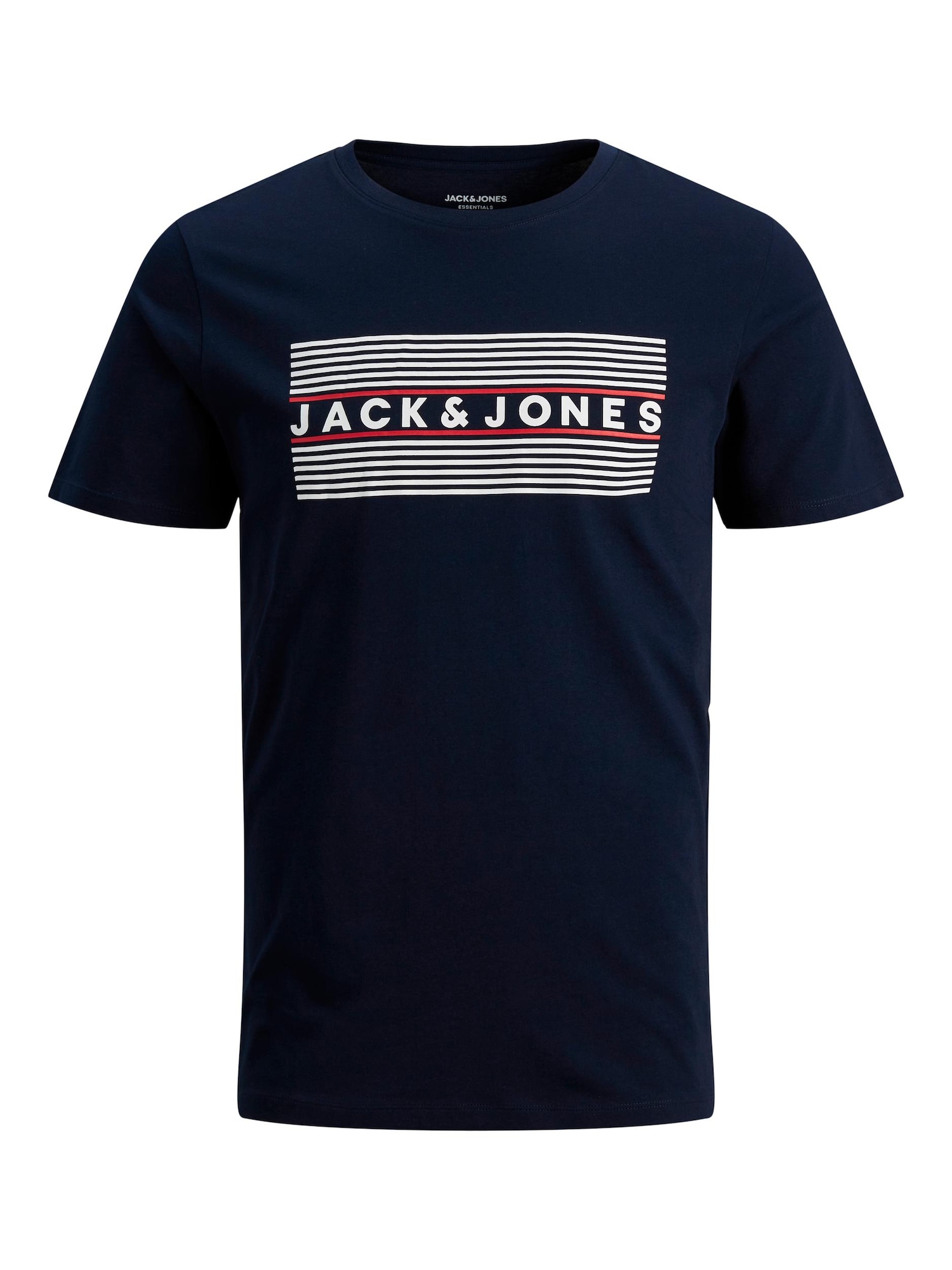 Jack & Jones Junior Majica  mornarska / karminsko rdeča / bela