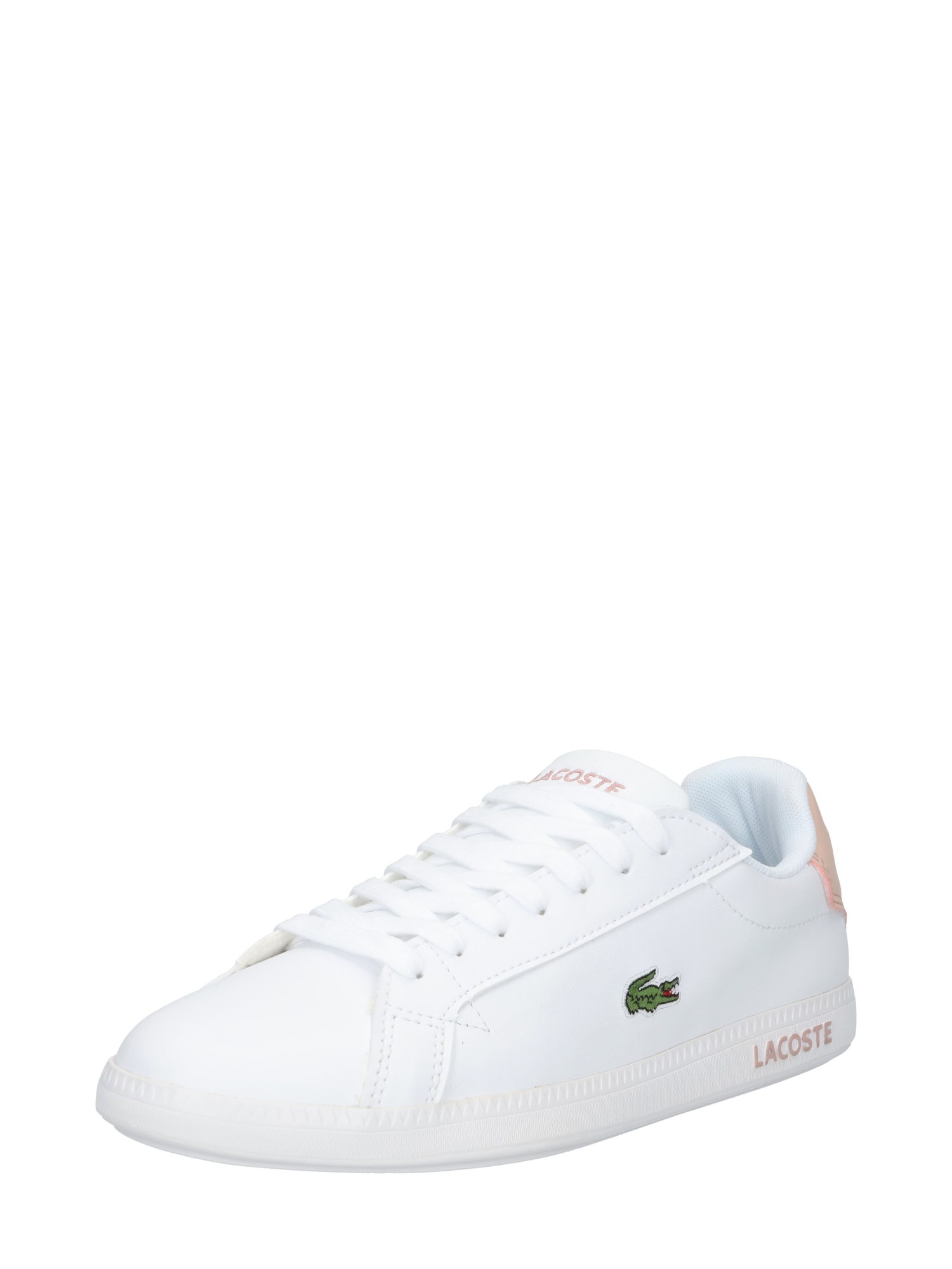 LACOSTE Nizke superge 'Graduate'  zelena / breskev / bela