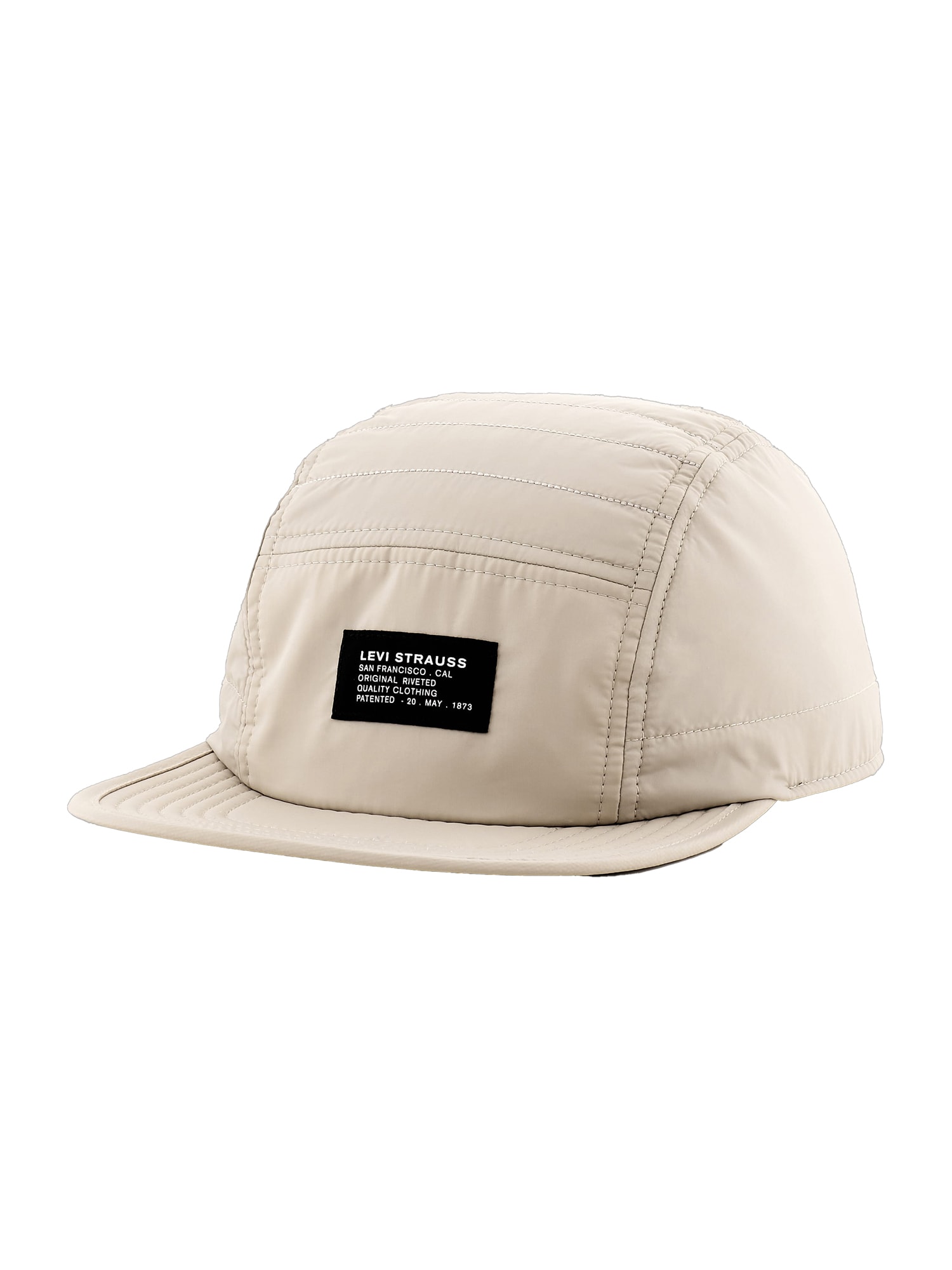 LEVI'S Kapa '5 Panel Puffer Cap'  kremna