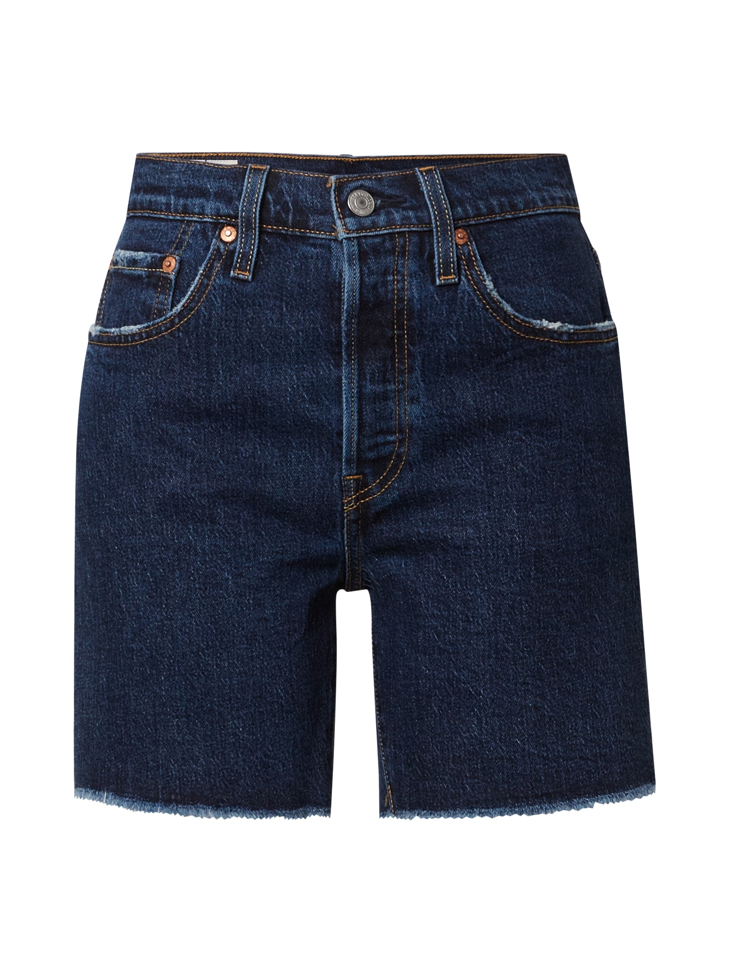 LEVI'S Kavbojke '501 MID THIGH SHORT'  moder denim