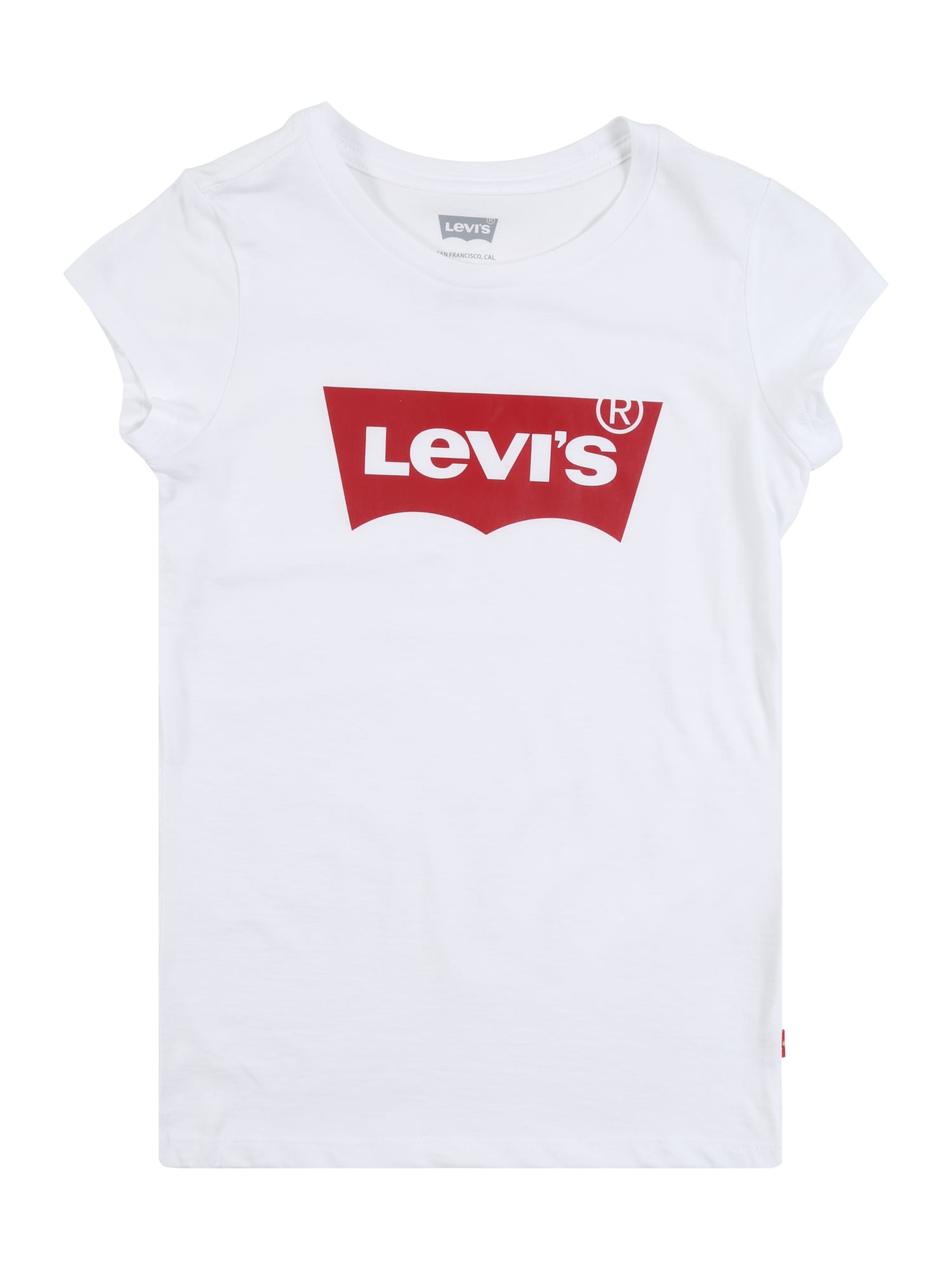 LEVI'S Majica 'Batwing'  rdeča / bela