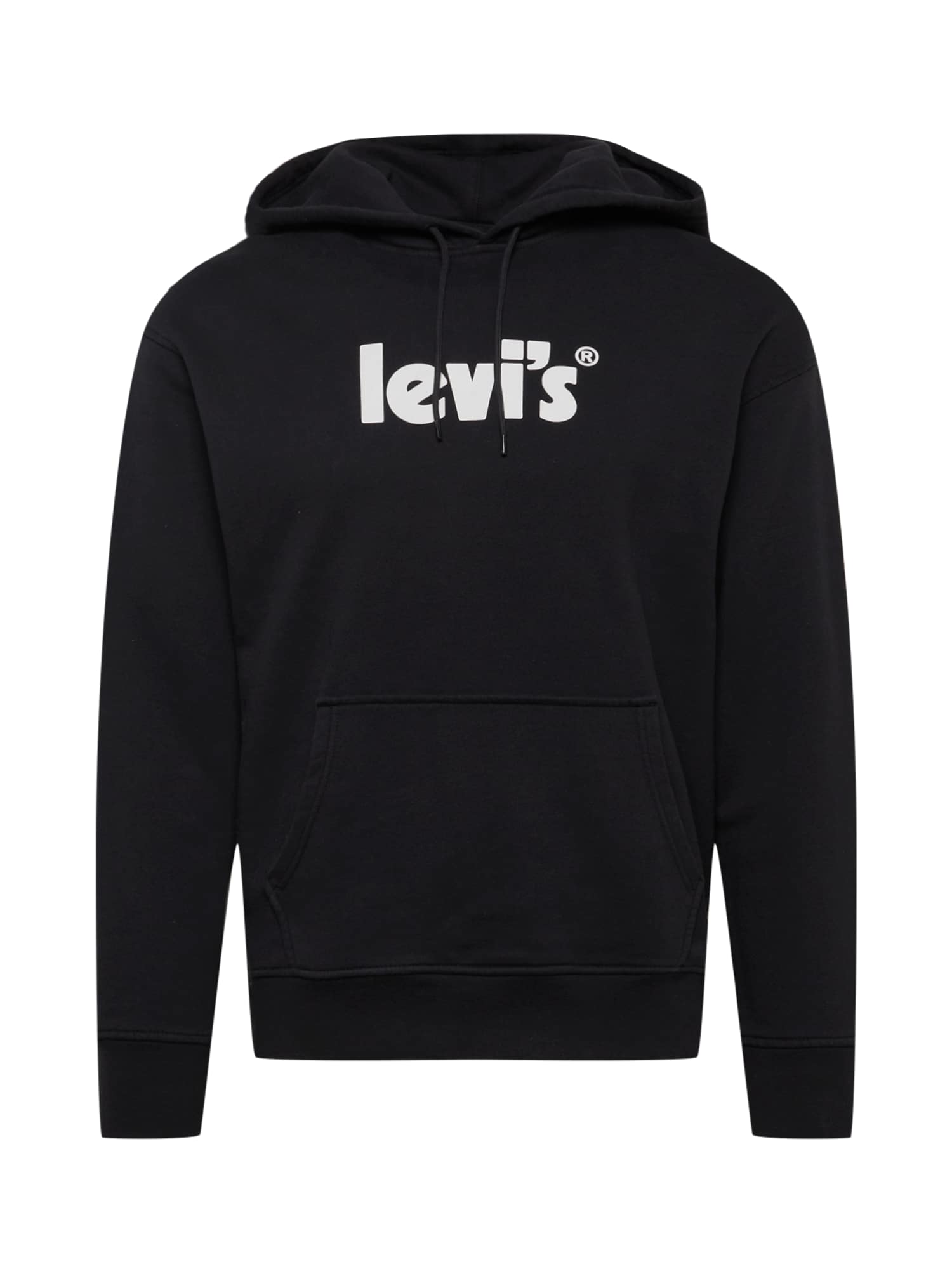 LEVI'S Majica  črna / bela