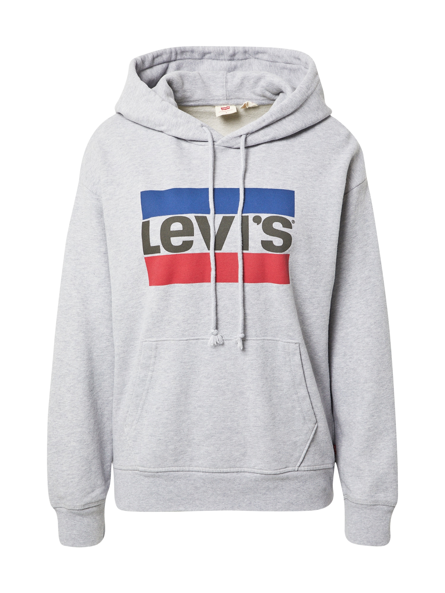 LEVI'S Majica  marine / pegasto siva / rdeča / črna