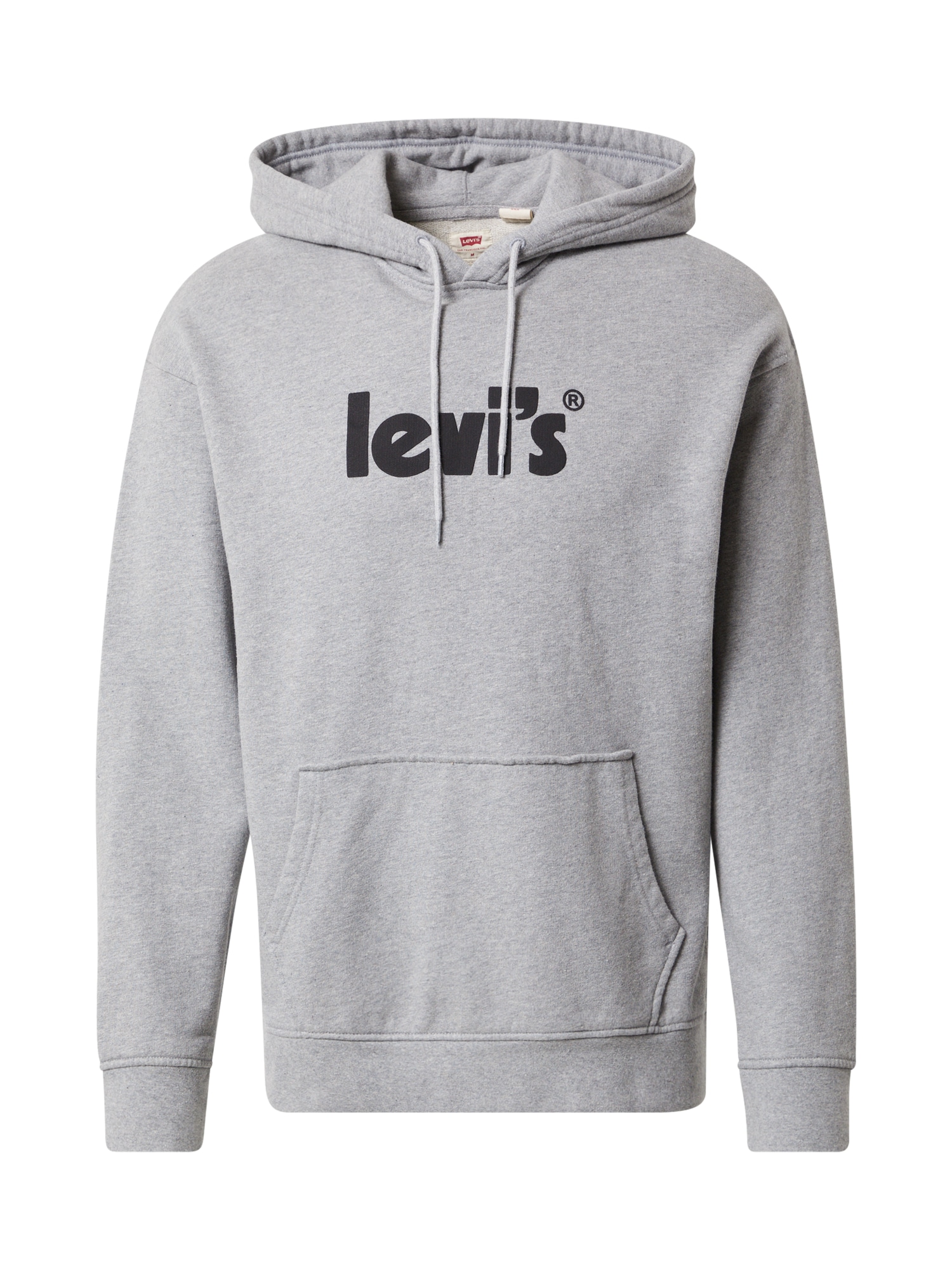 LEVI'S Majica  pegasto siva / črna