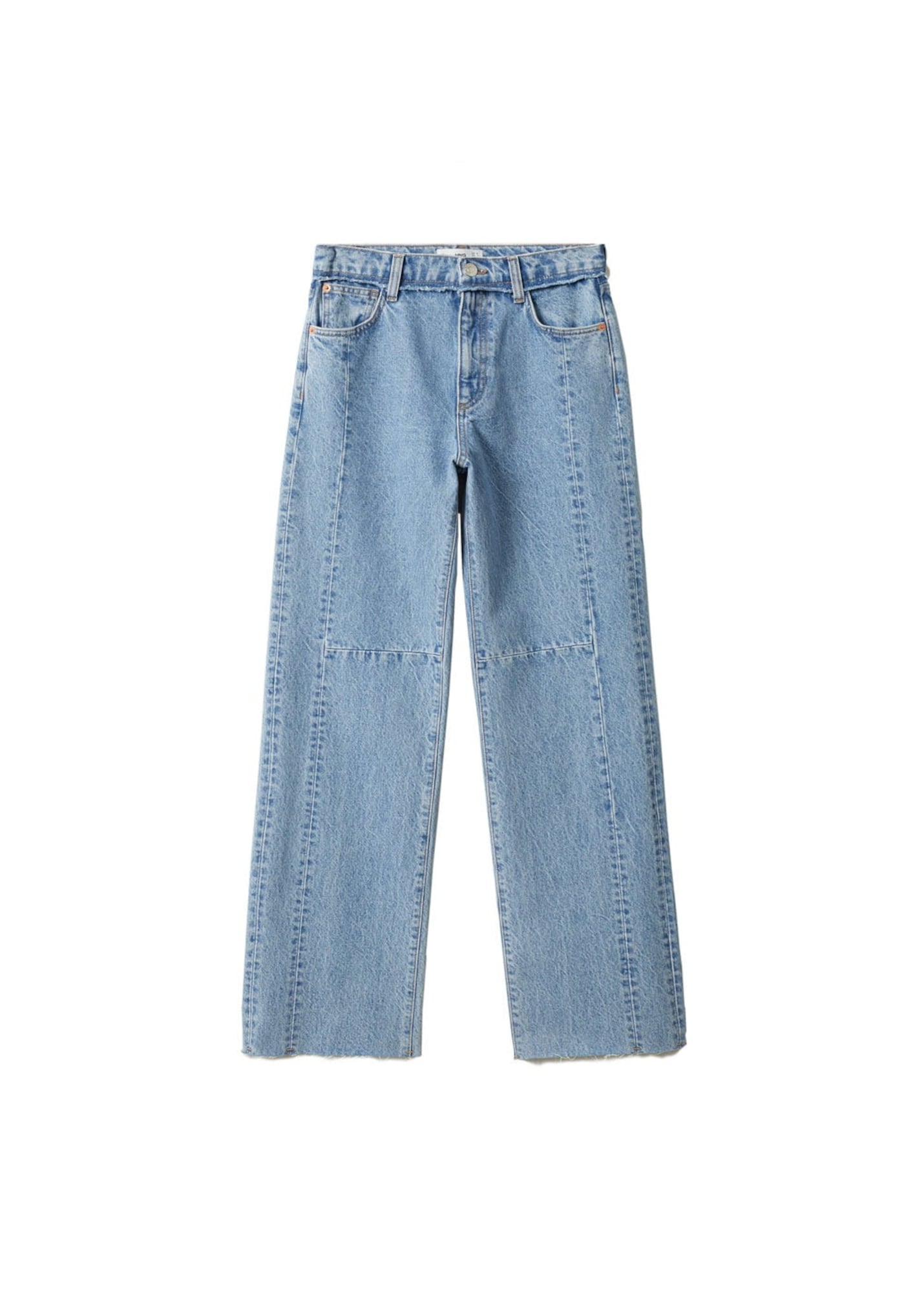 MANGO Kavbojke  moder denim