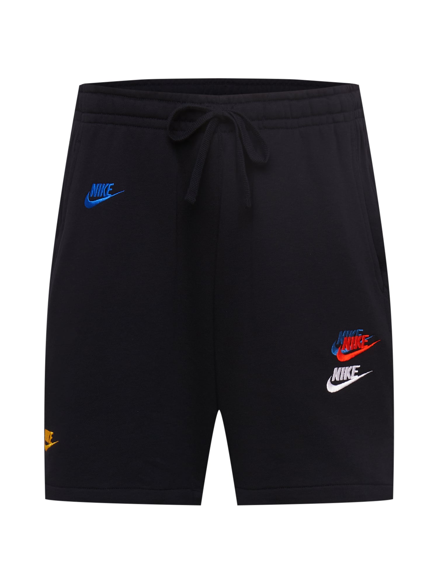 Nike Sportswear Hlače  nebeško modra / zlato-rumena / rdeča / črna / bela