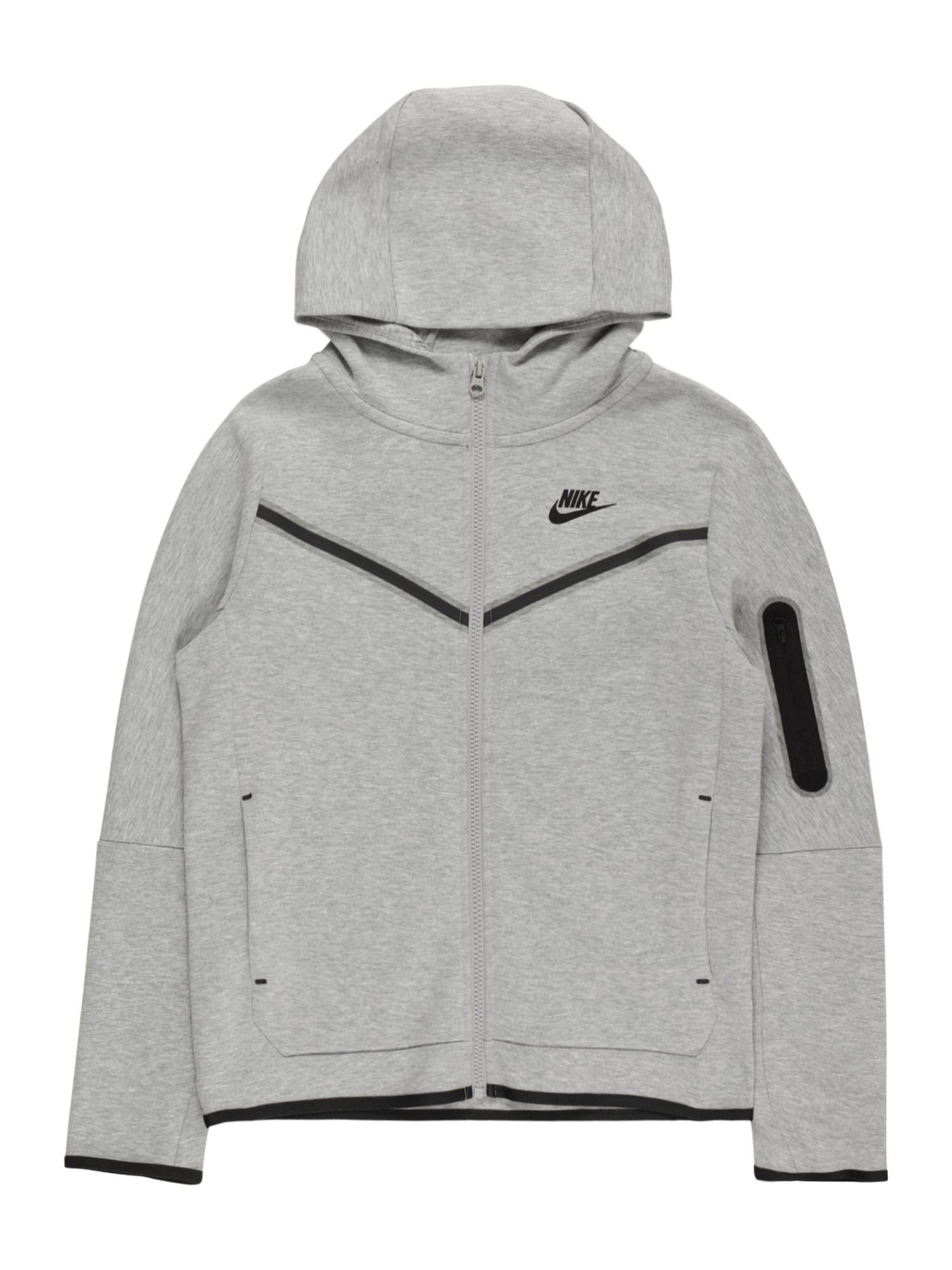 Nike Sportswear Jopa na zadrgo  siva / črna