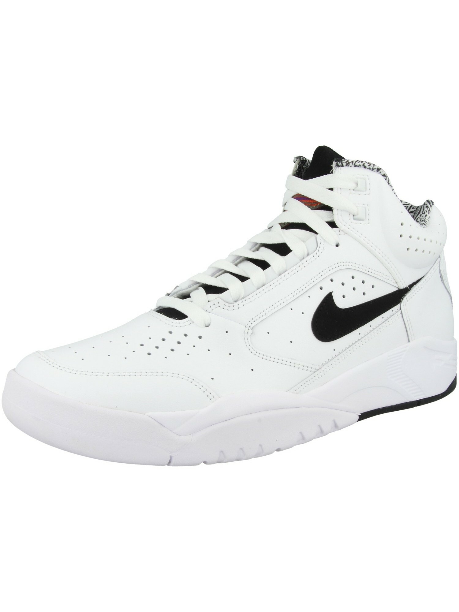 Nike Sportswear Visoke superge ' Air Flight Lite Mid '  črna / bela