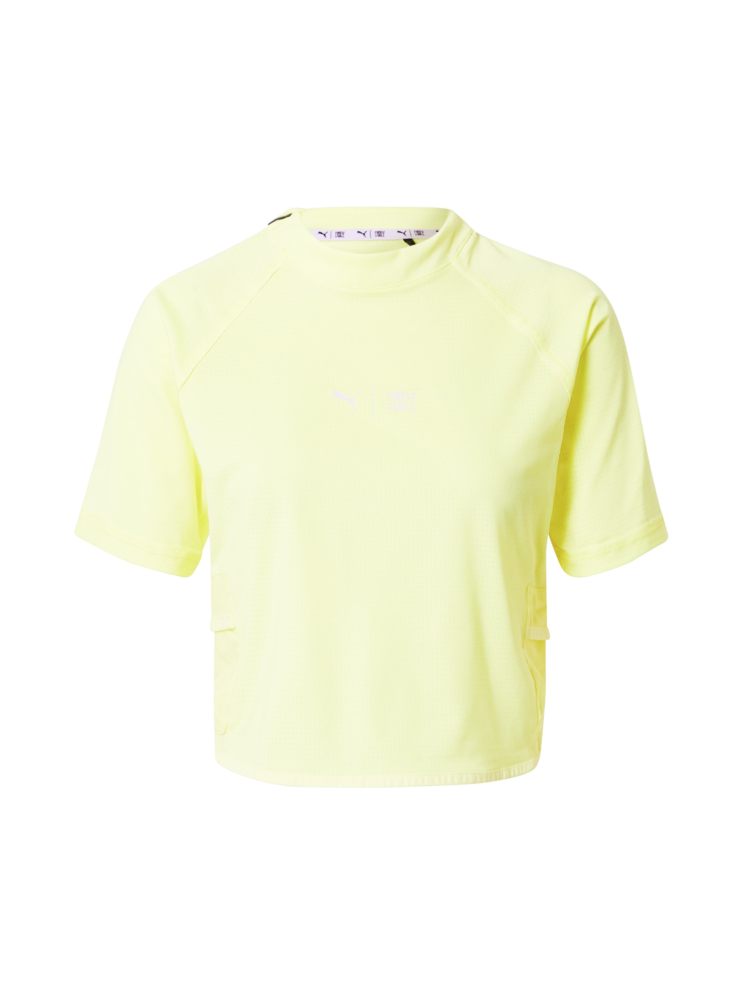 PUMA Funkcionalna majica  neonsko rumena / bela