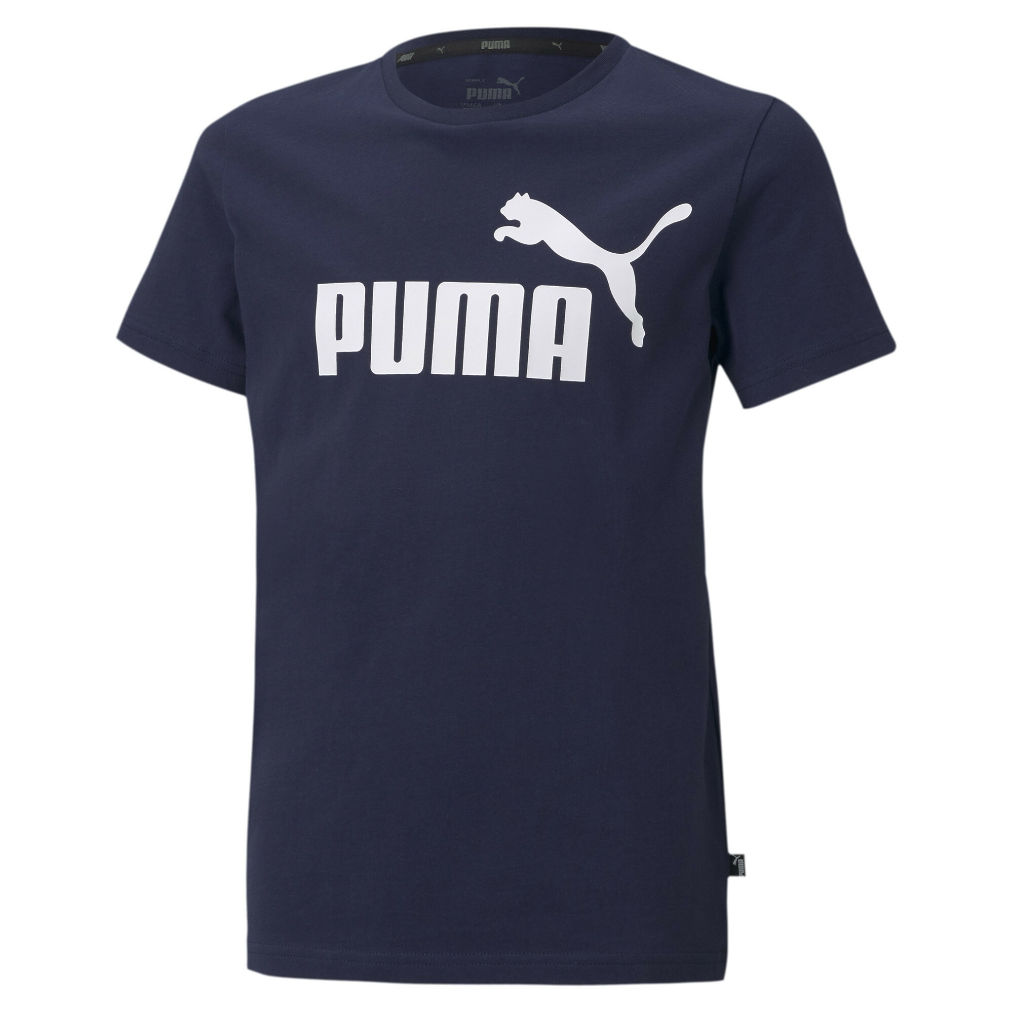 PUMA Majica  mornarska / bela