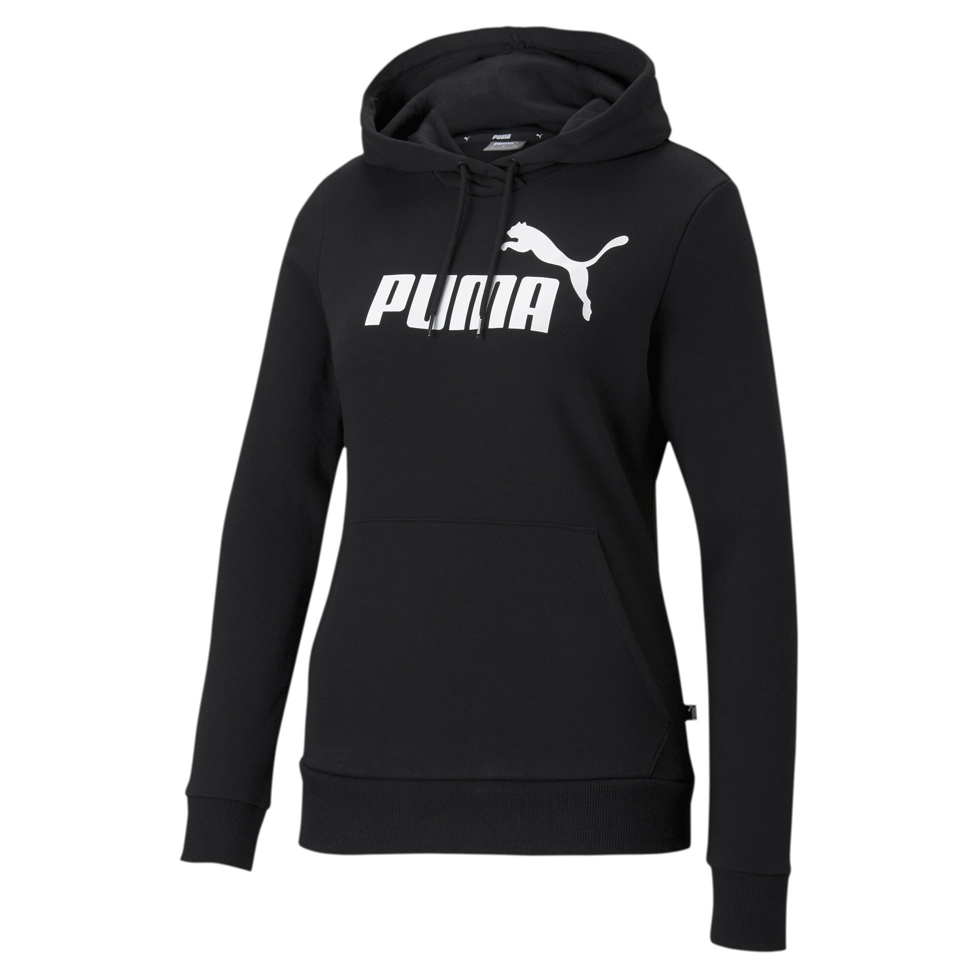 PUMA Športna majica  črna / bela