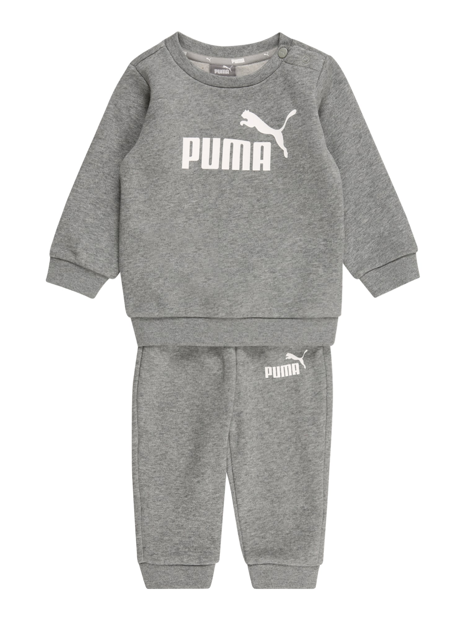 PUMA Trenirka za tek  pegasto siva / bela