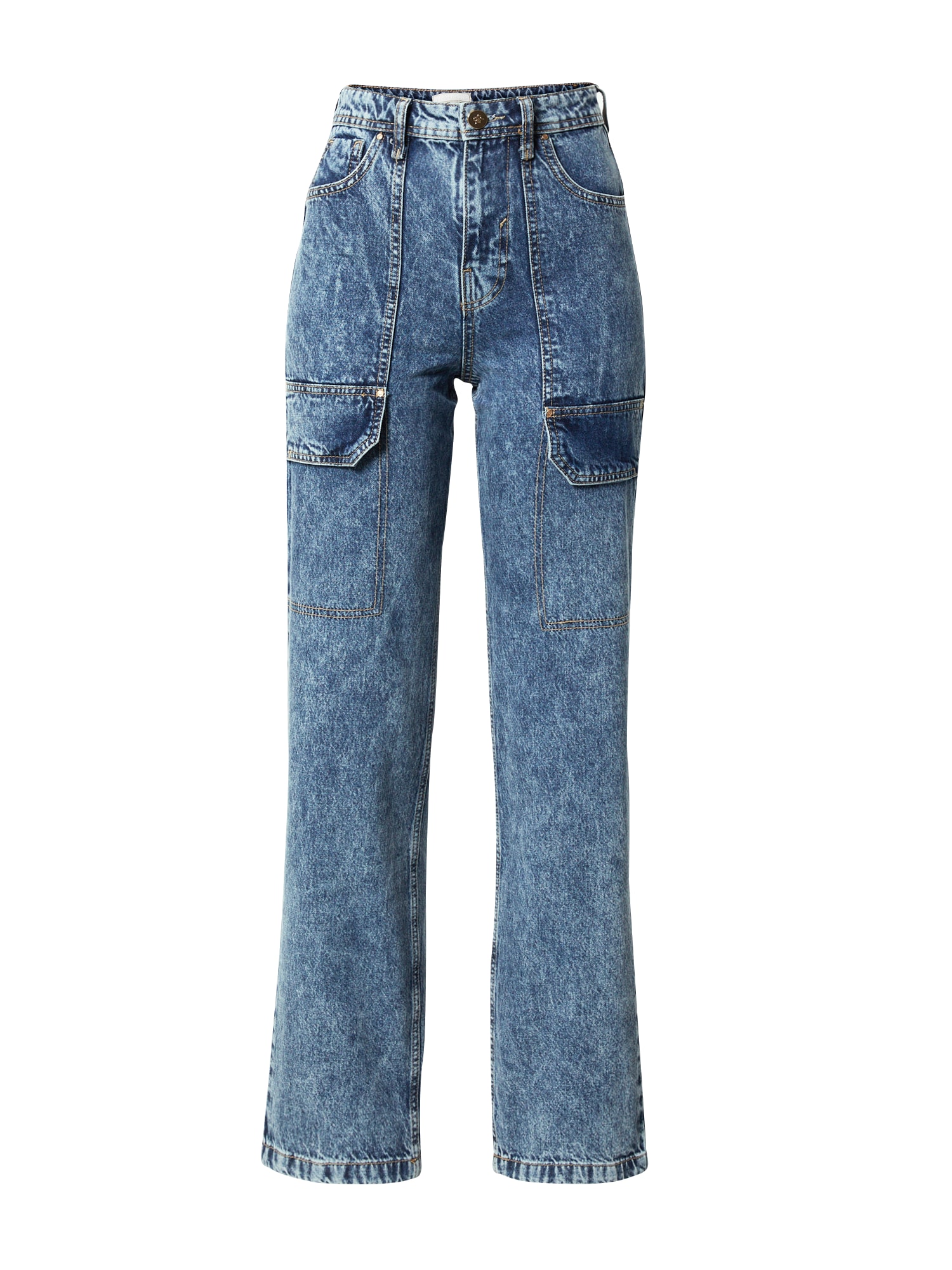 River Island Kargo kavbojke 'SANDY'  moder denim