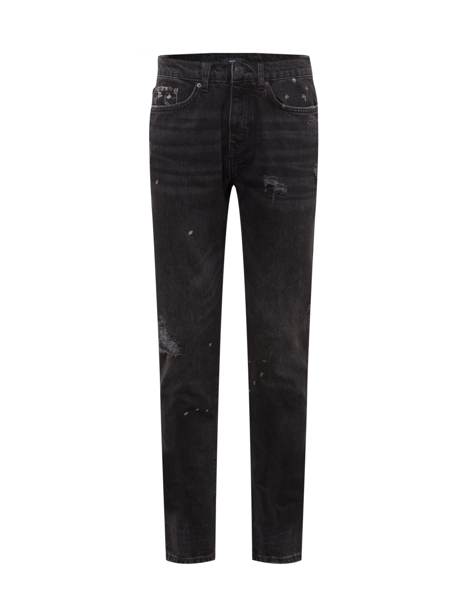 River Island Kavbojke  črn denim