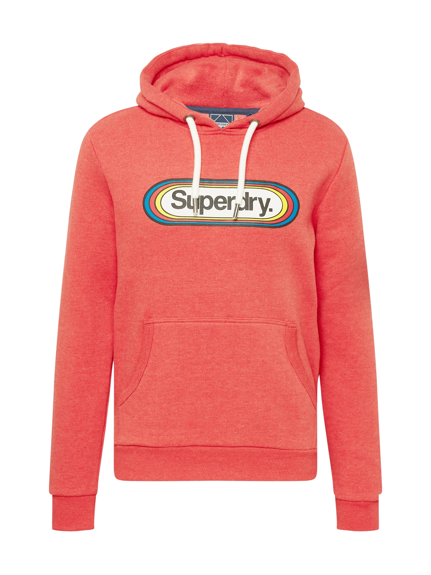 Superdry Majica  marine / rumena / pegasto rdeča / bela