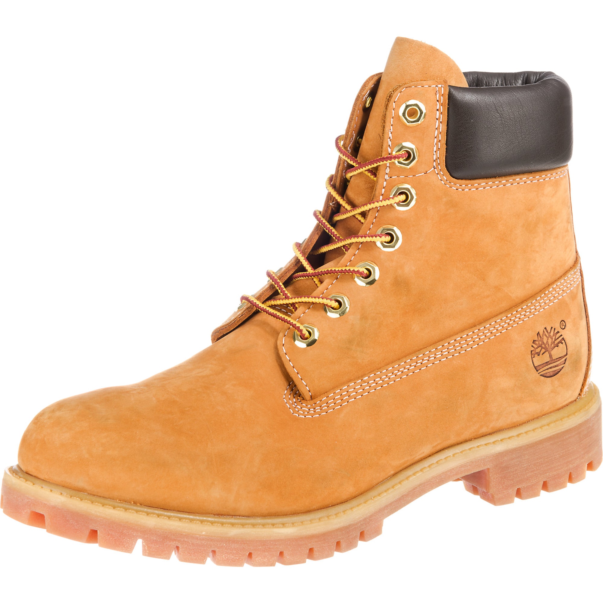 TIMBERLAND Gležnarji z vezalkami 'AF 6IN PREMIUM'  rjava / karamel