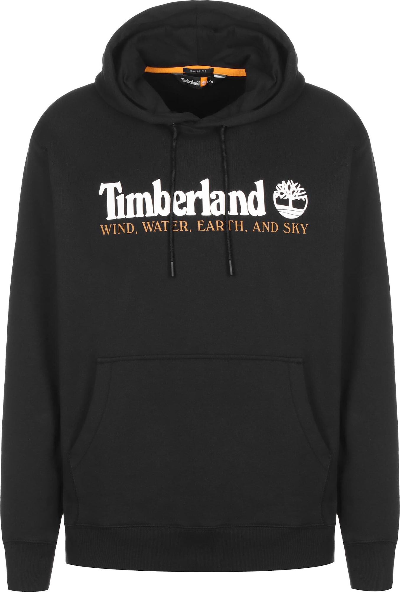 TIMBERLAND Majica  svetlo oranžna / črna / bela