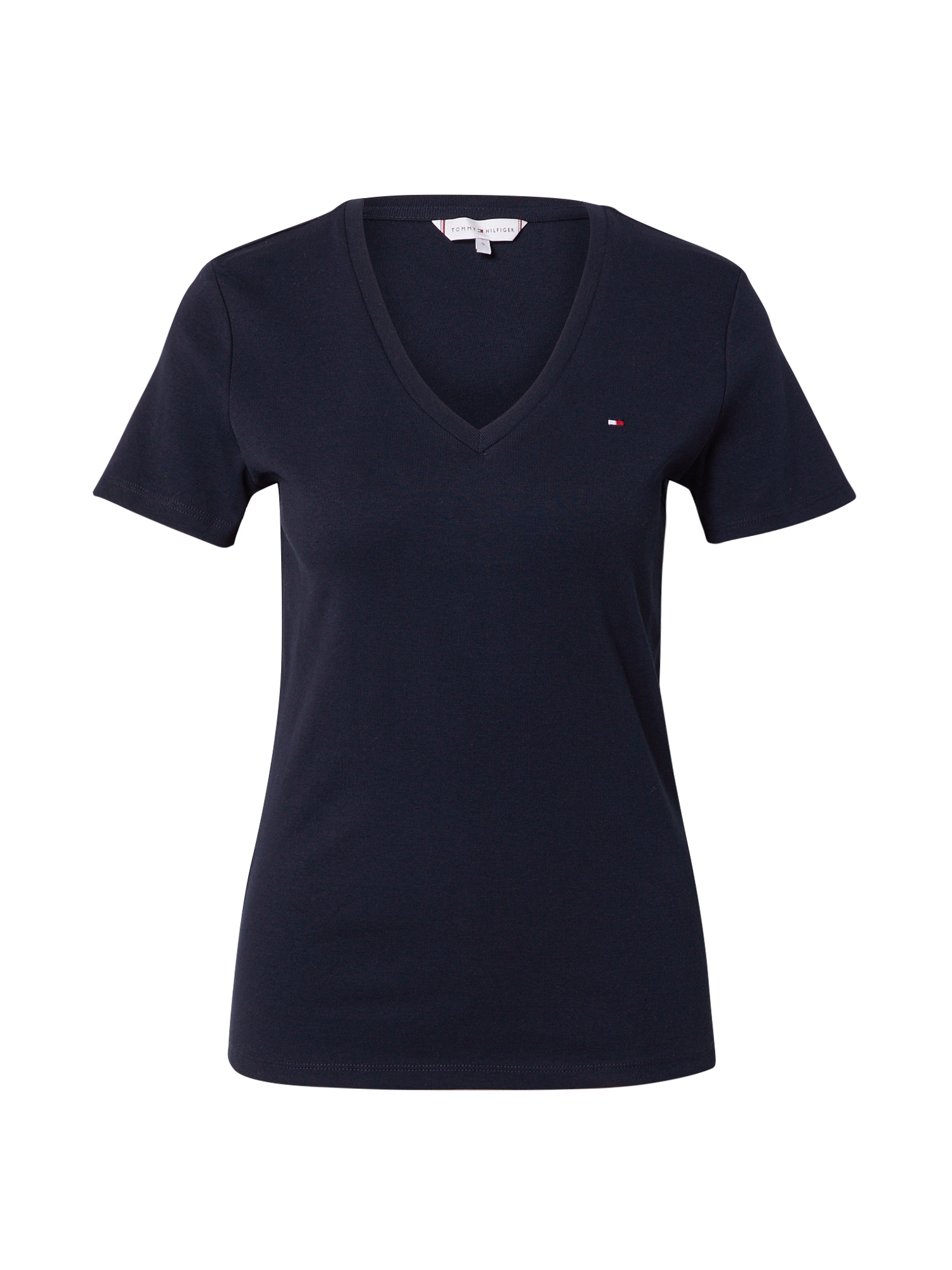 TOMMY HILFIGER Majica  nočno modra / rdeča / bela