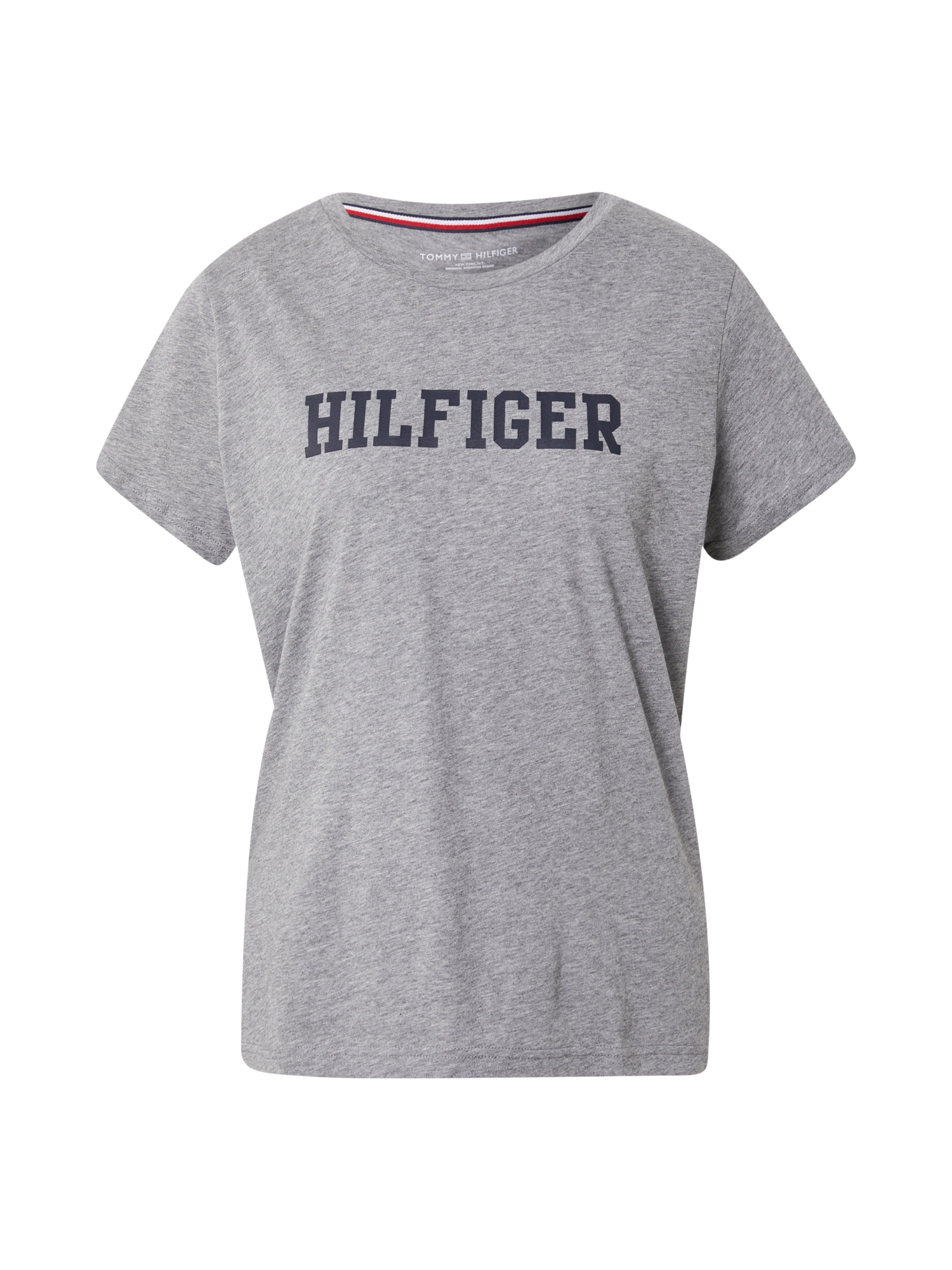 Tommy Hilfiger Underwear Majica za spanje  mornarska / pegasto siva