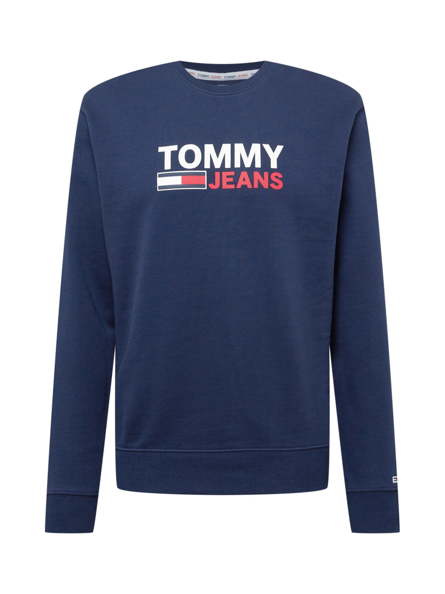 Tommy Jeans Majica  mornarska / rdeča / bela