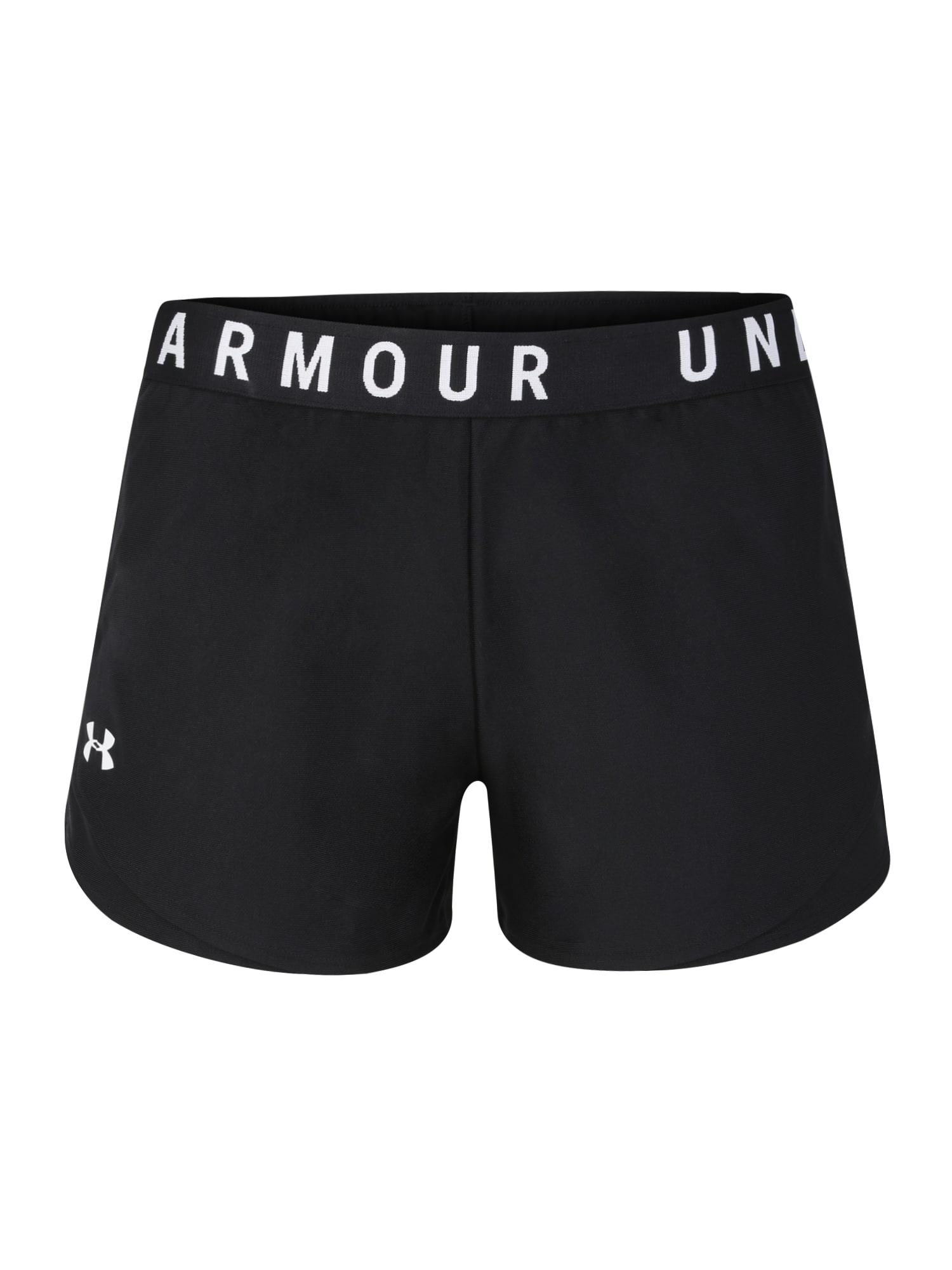 UNDER ARMOUR Športne hlače 'Play Up 3.0'  črna / bela