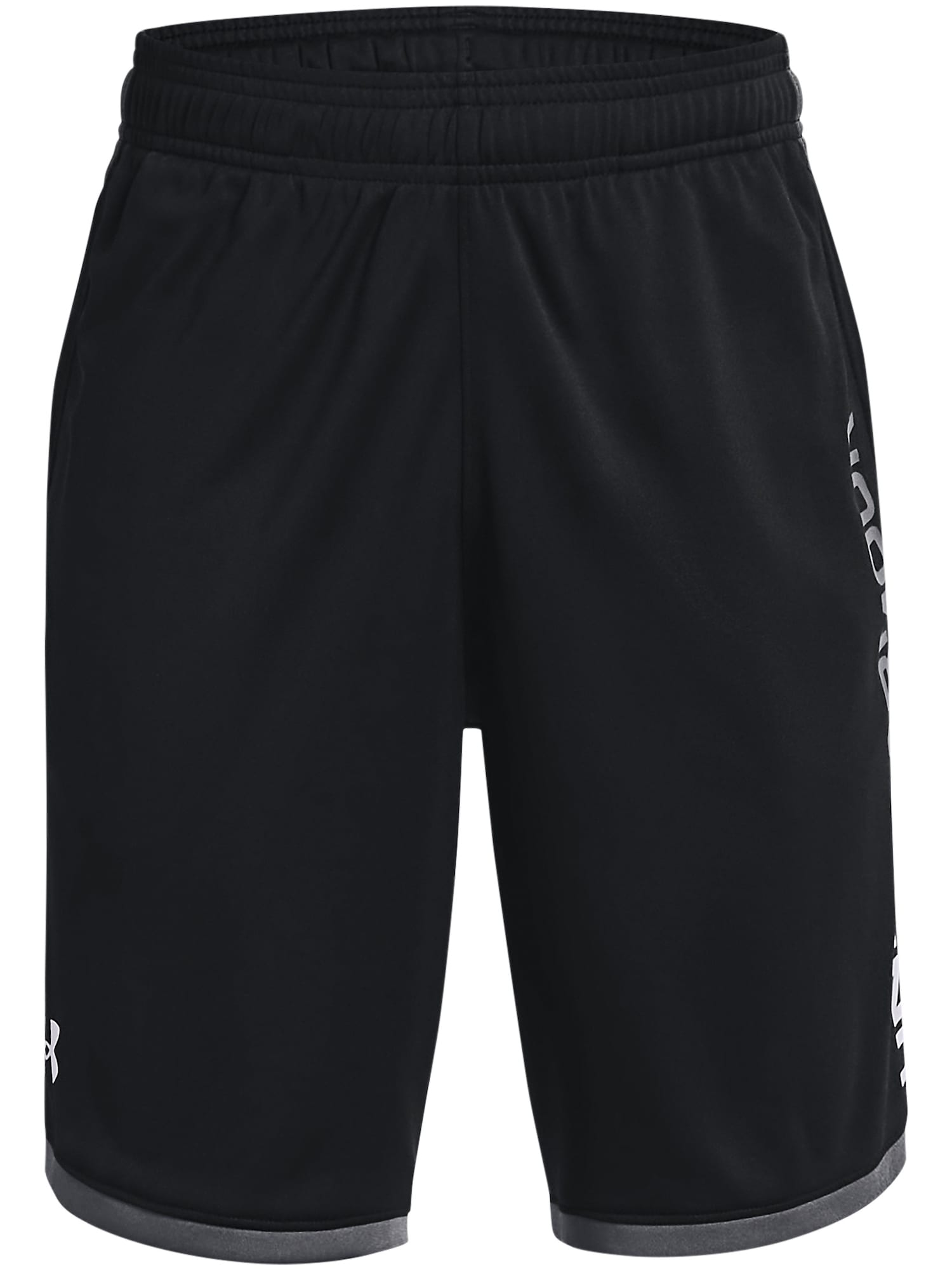 UNDER ARMOUR Športne hlače 'Stunt 3.0'  siva / črna / bela